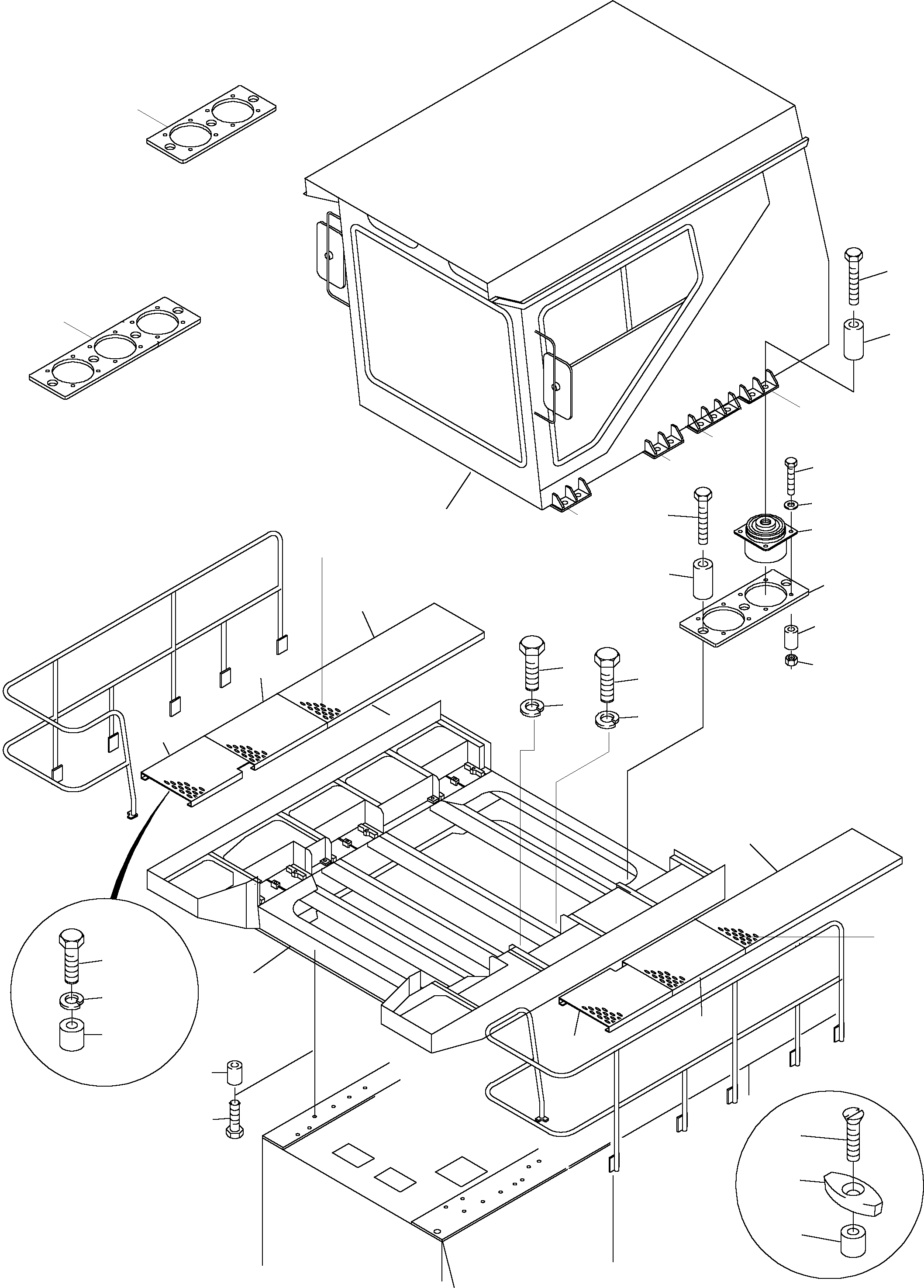 Nut (Could weather design) 516 577 98 KOMATSU
