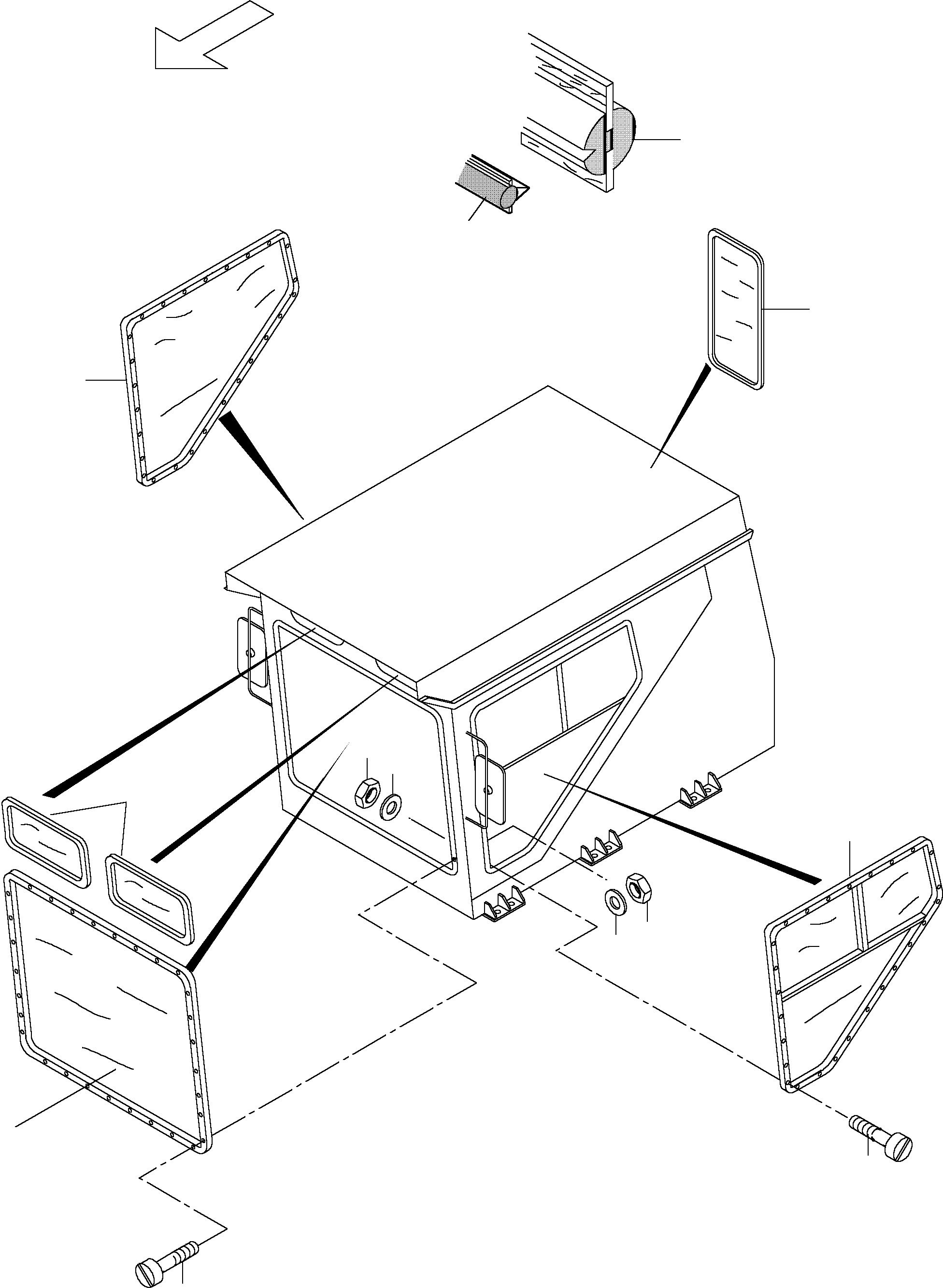 Jam profile Bulk ware, state length required 769 533 73 KOMATSU