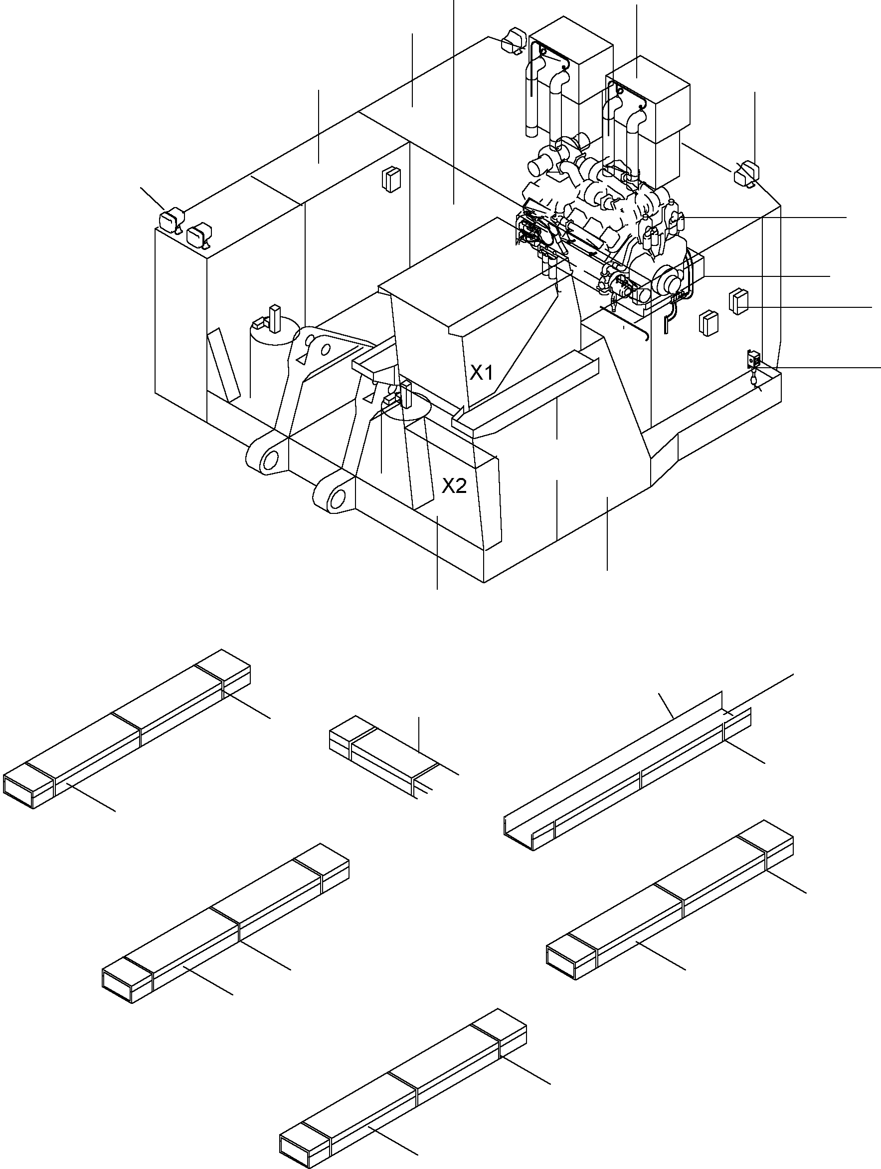 Holding device 910 712 40 KOMATSU
