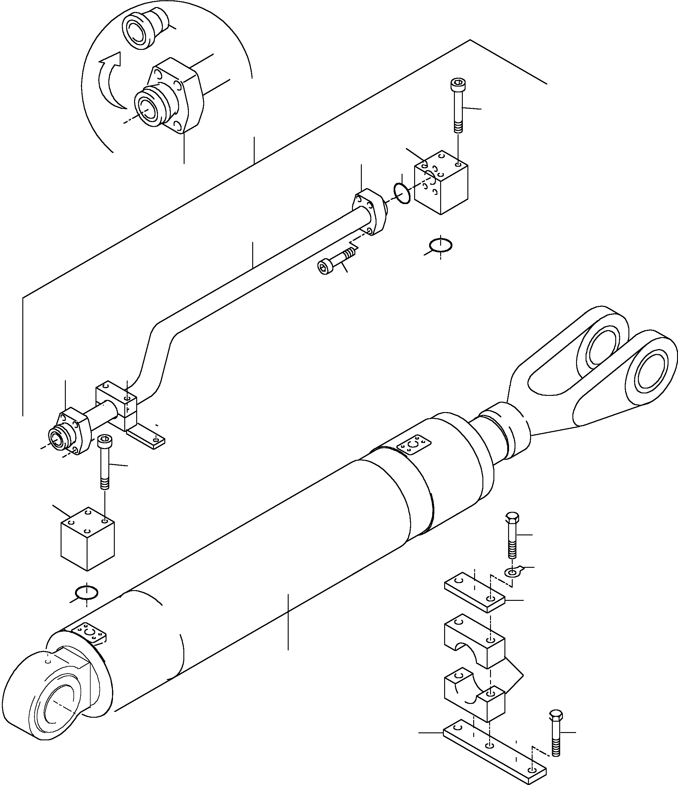 Piping, assy. 902 721 40 KOMATSU