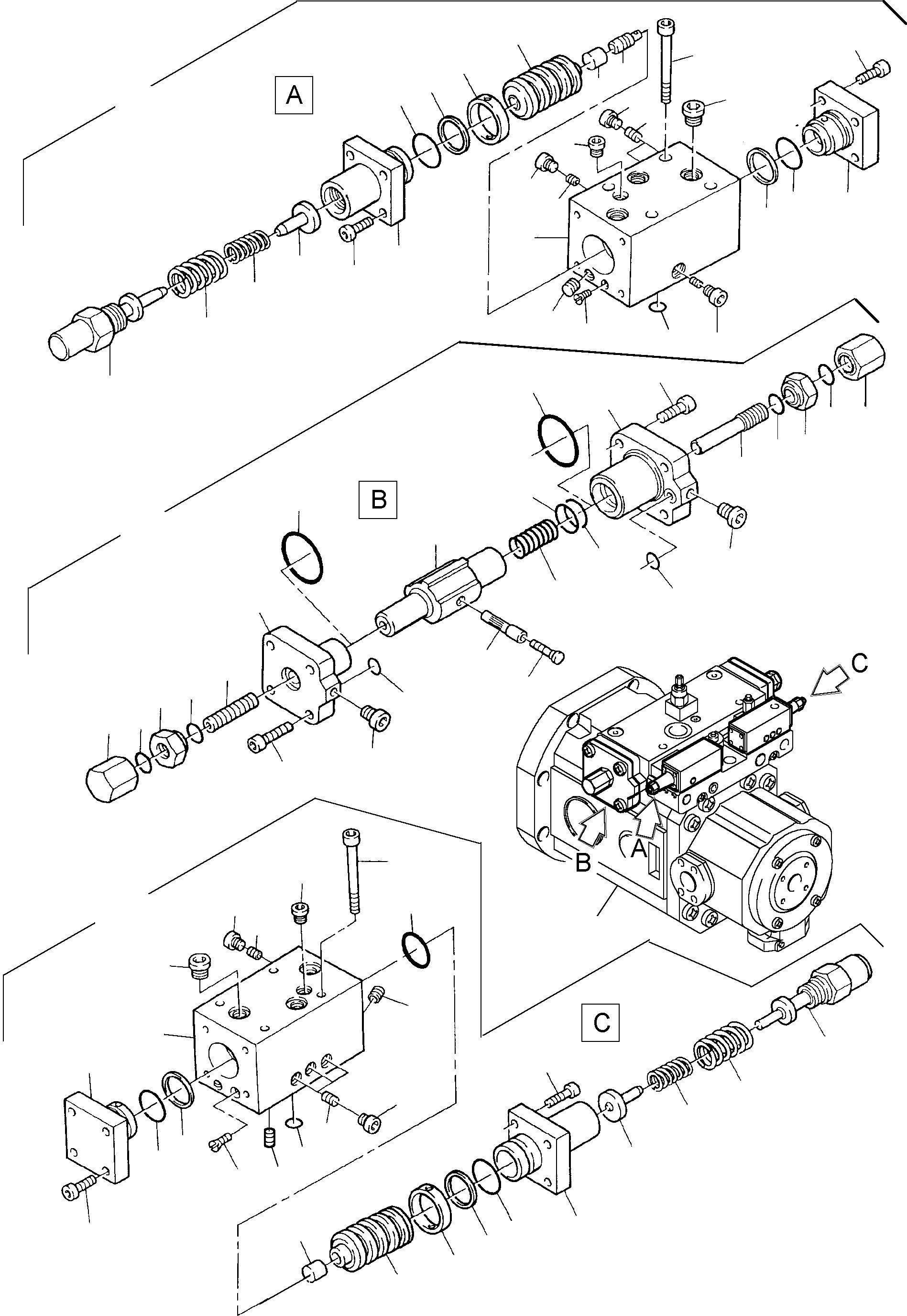 Пробка 964 770 KOMATSU