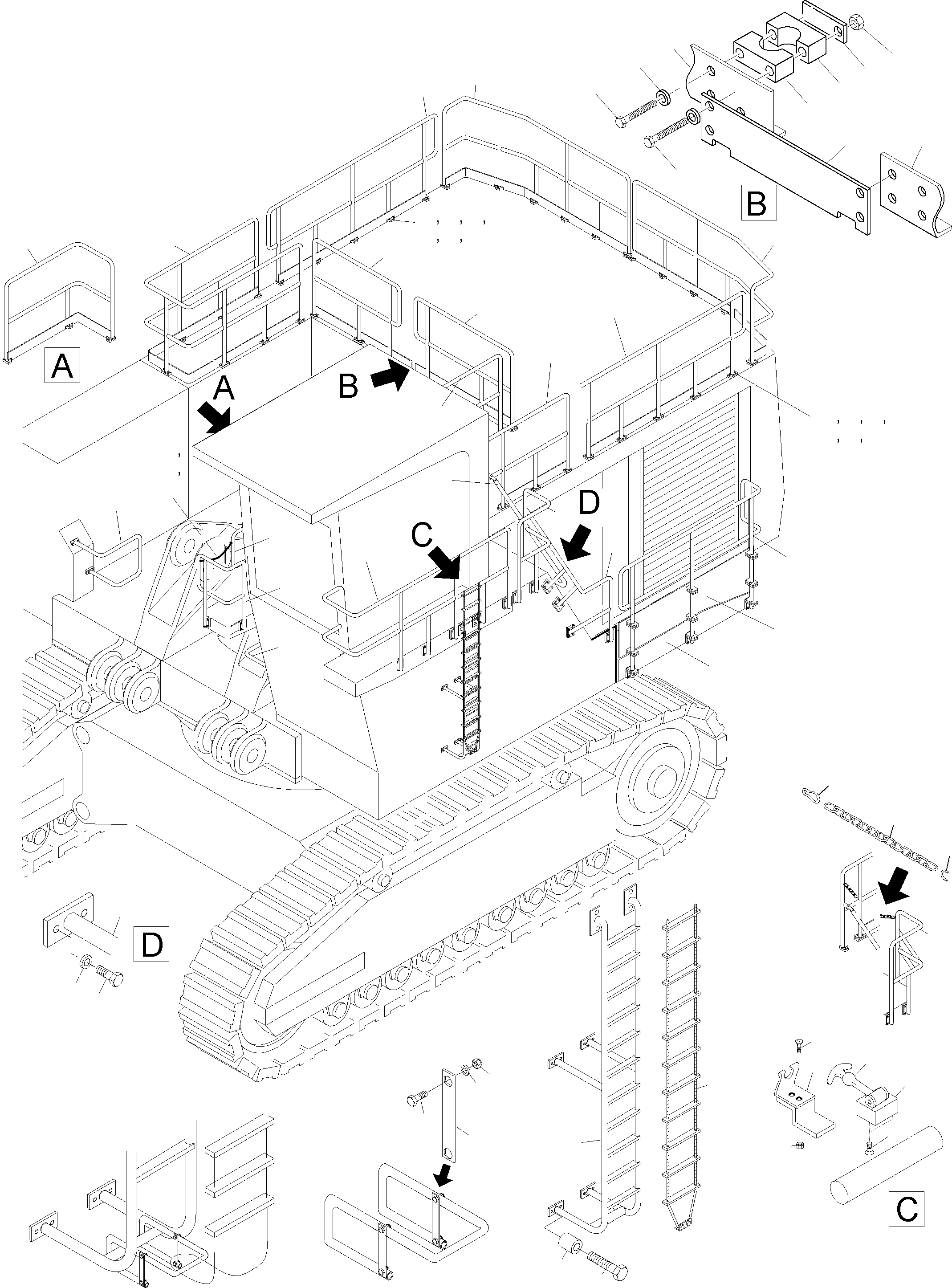 Резьбовая пластина 237 129 40 KOMATSU
