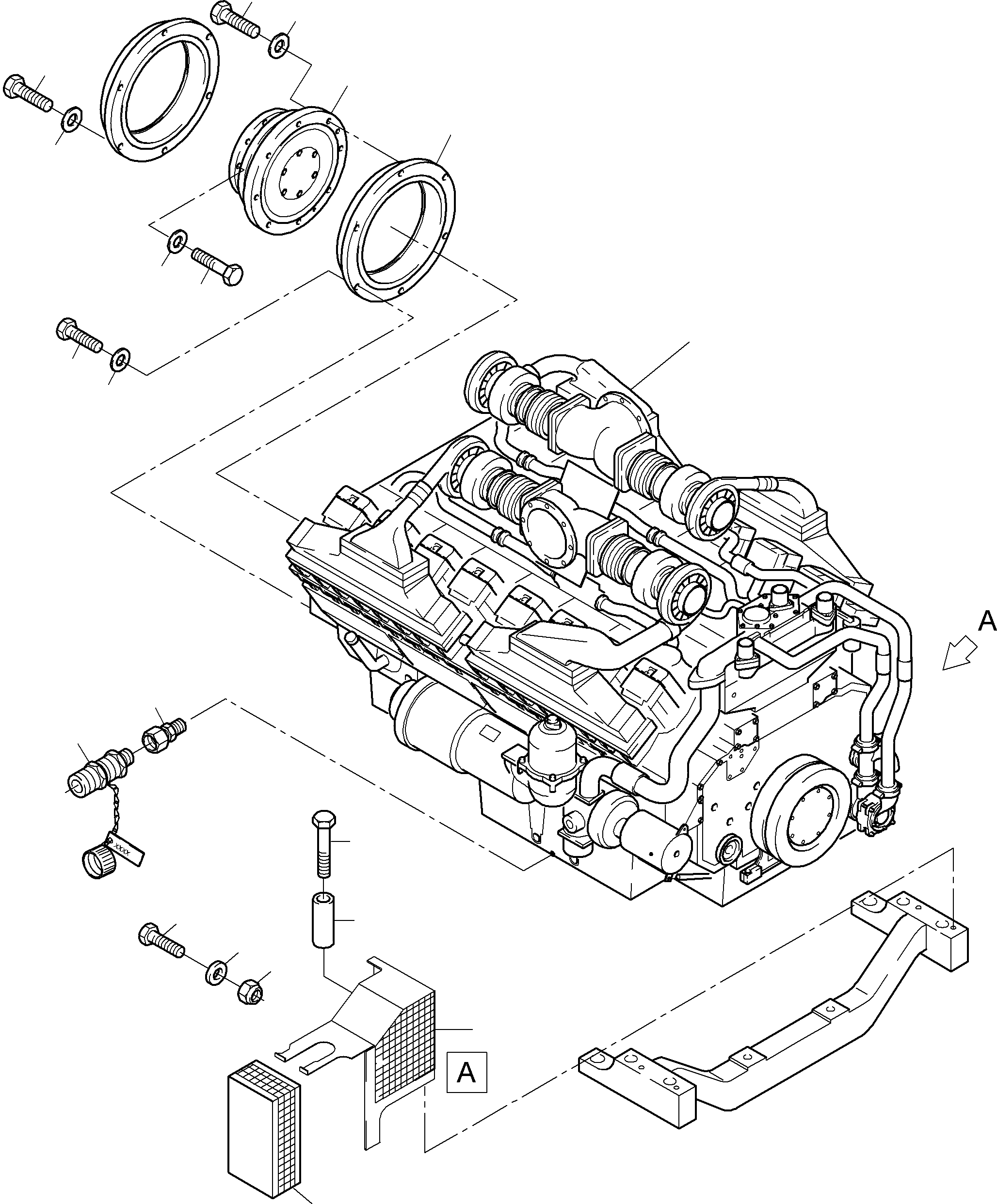 Motor protection compressor 928 355 40 KOMATSU