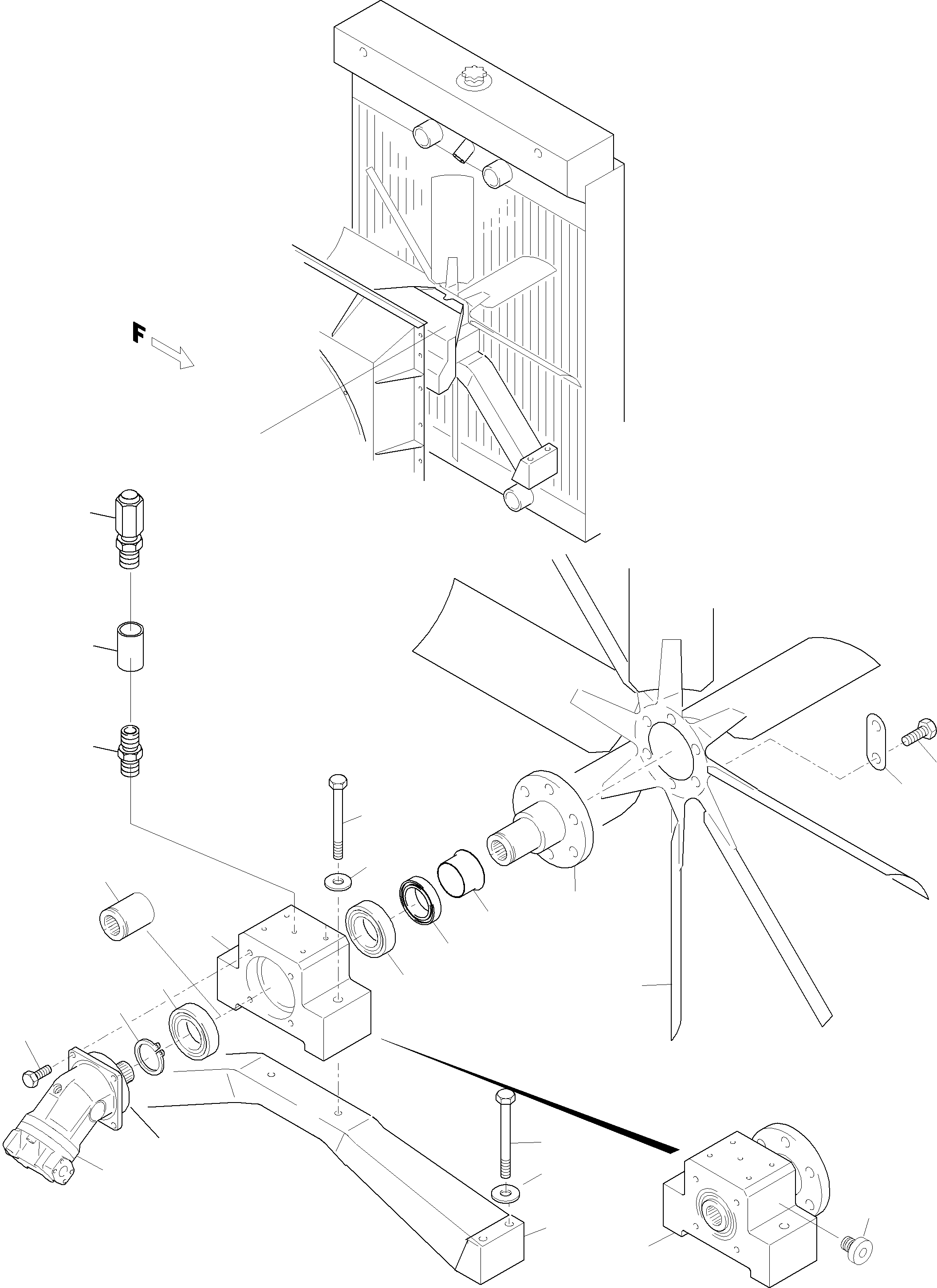 Fan 60" 907 614 40 KOMATSU