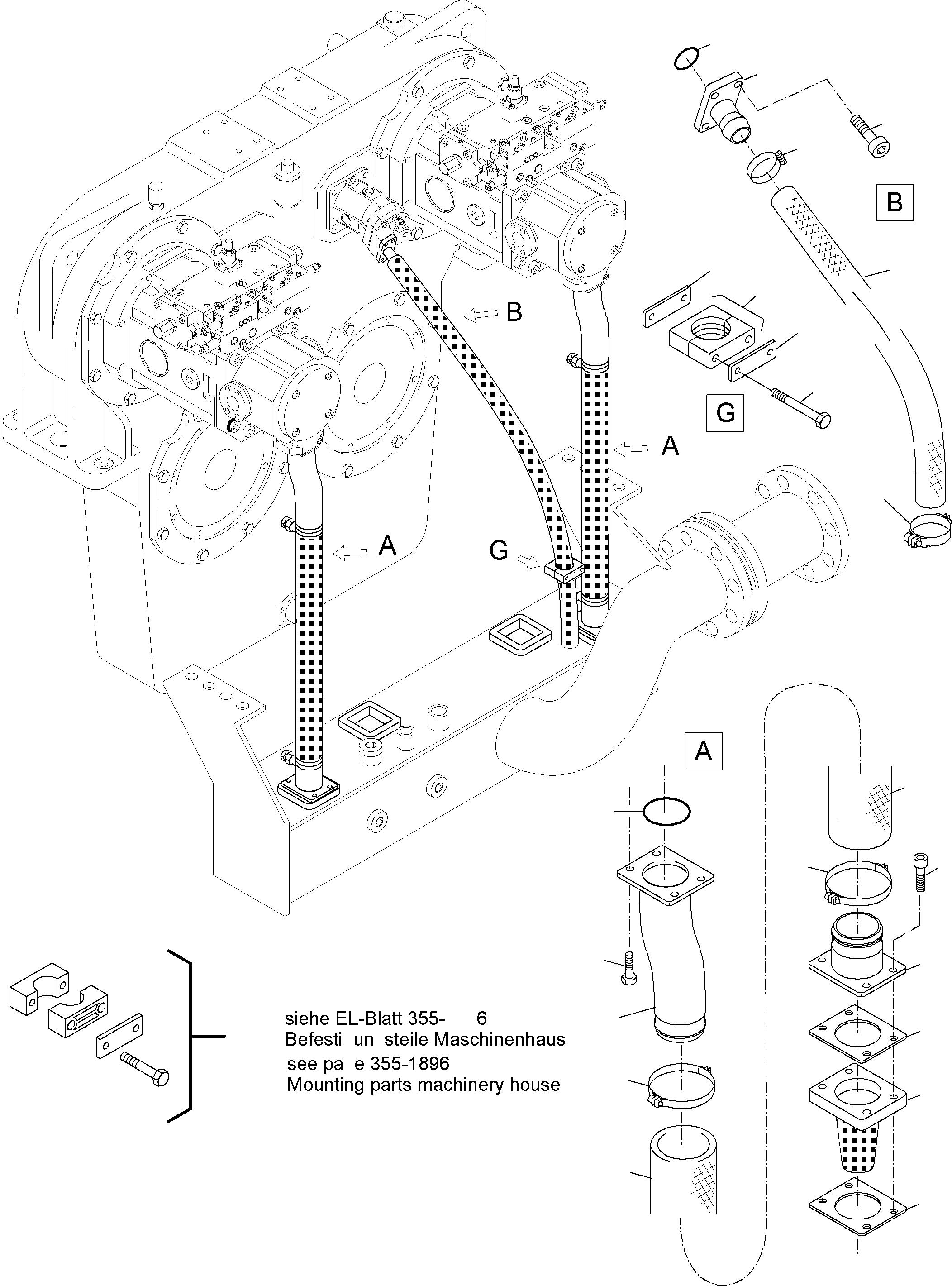 Хомут шланга 907 751 40 KOMATSU