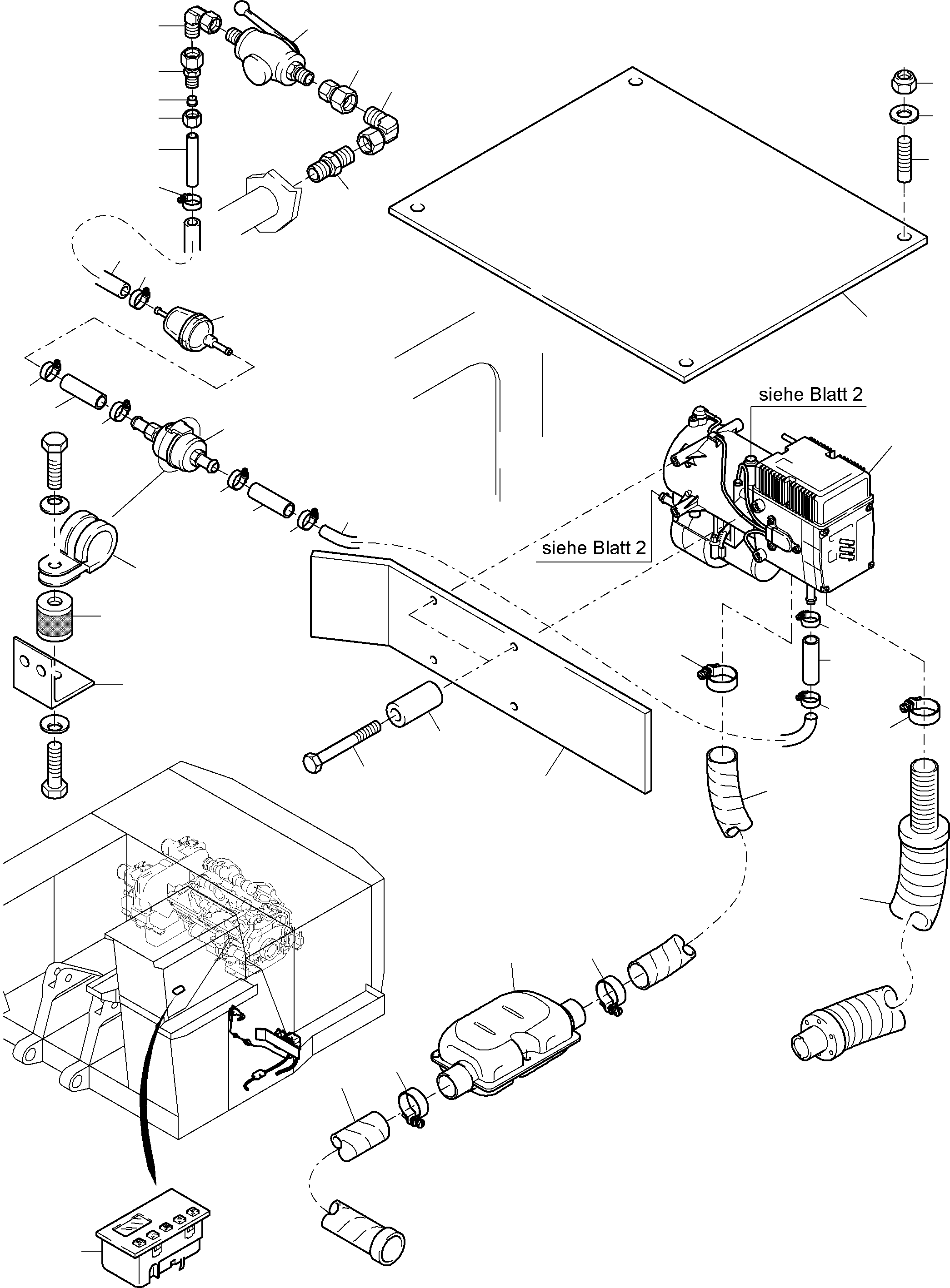 Шаровой кран 084 099 40 KOMATSU