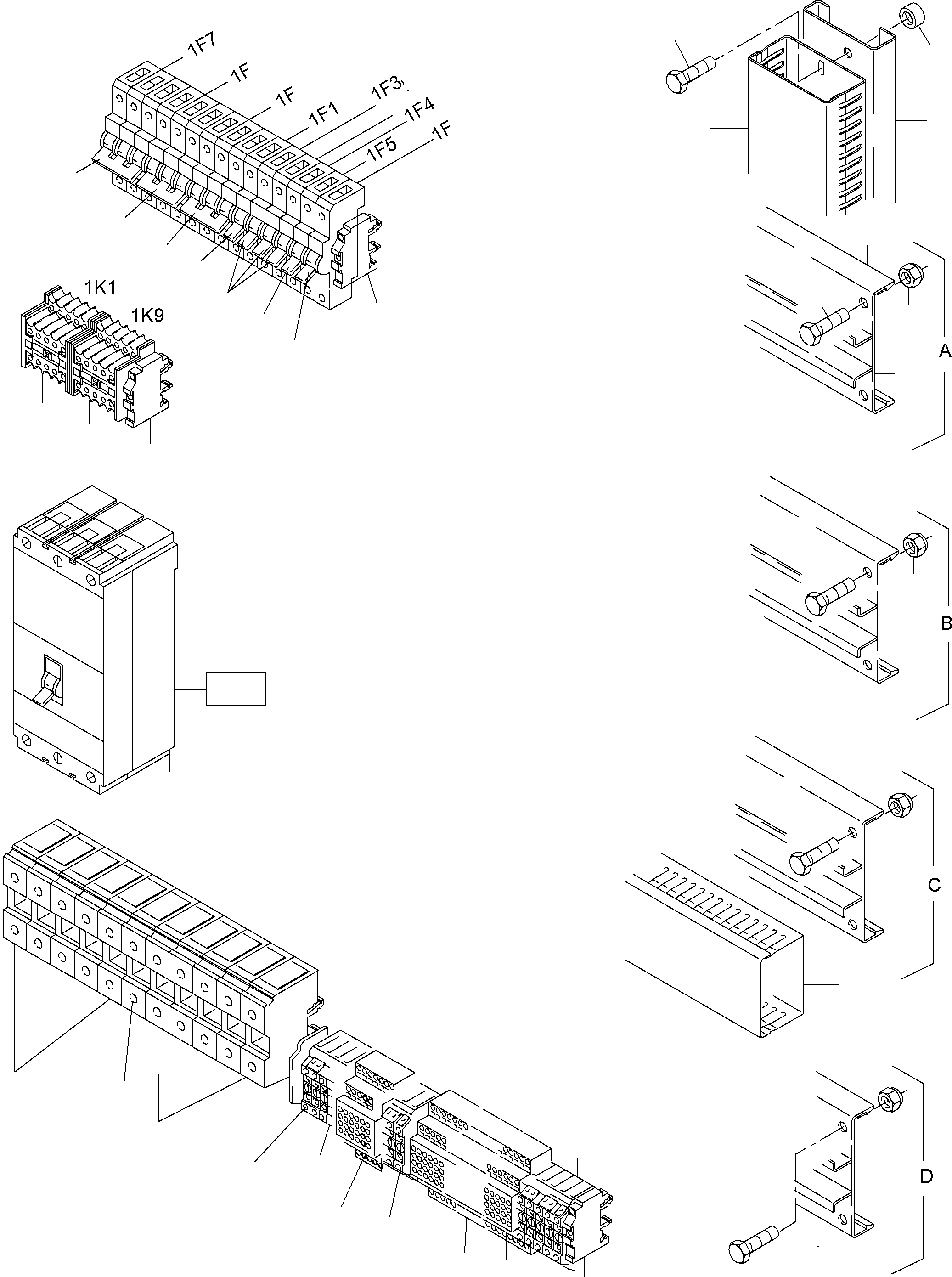 Servo contactor 634 448 40 KOMATSU