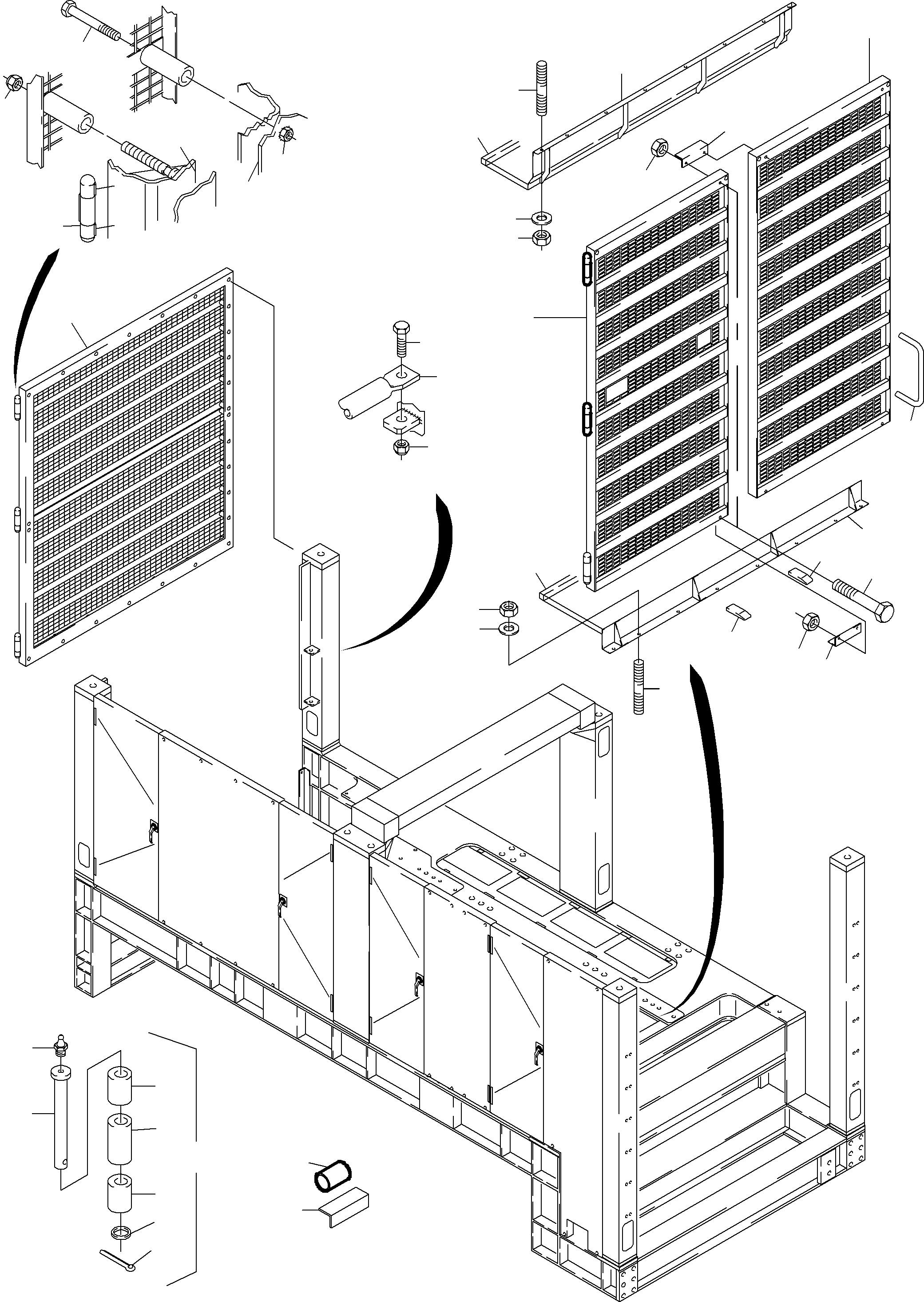 Резьбовая рейка 936 074 40 KOMATSU