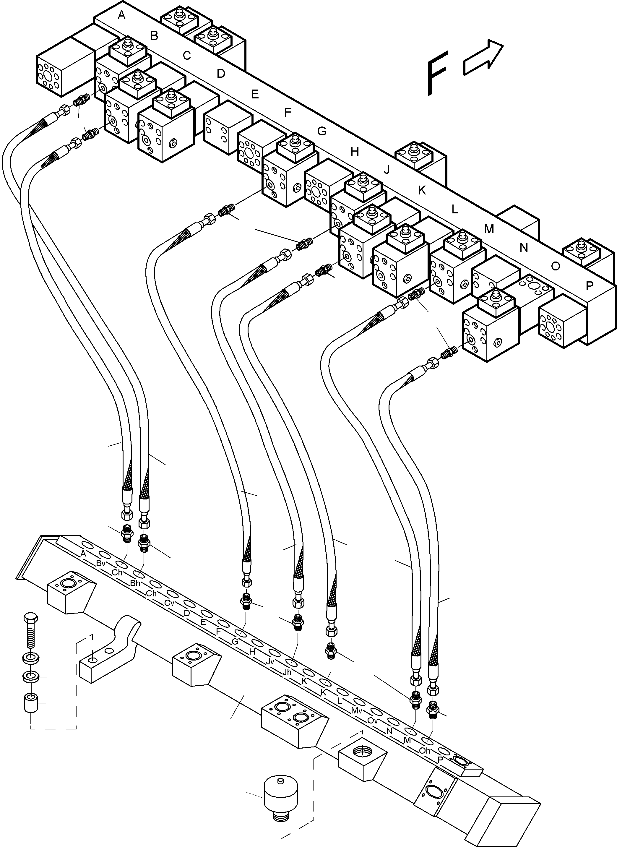 Header 969 862 40 KOMATSU