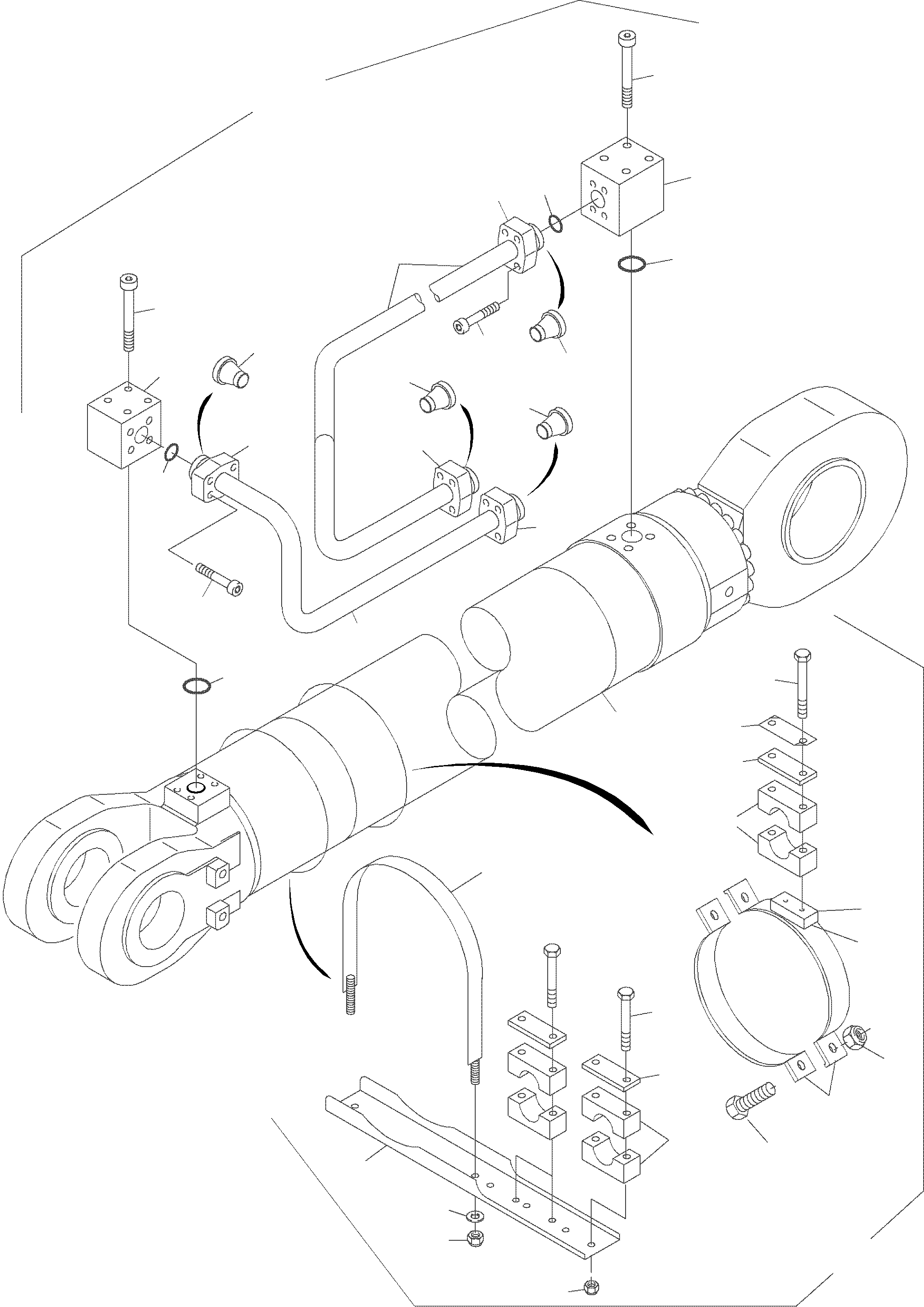 Полухомут 897 758 40 KOMATSU