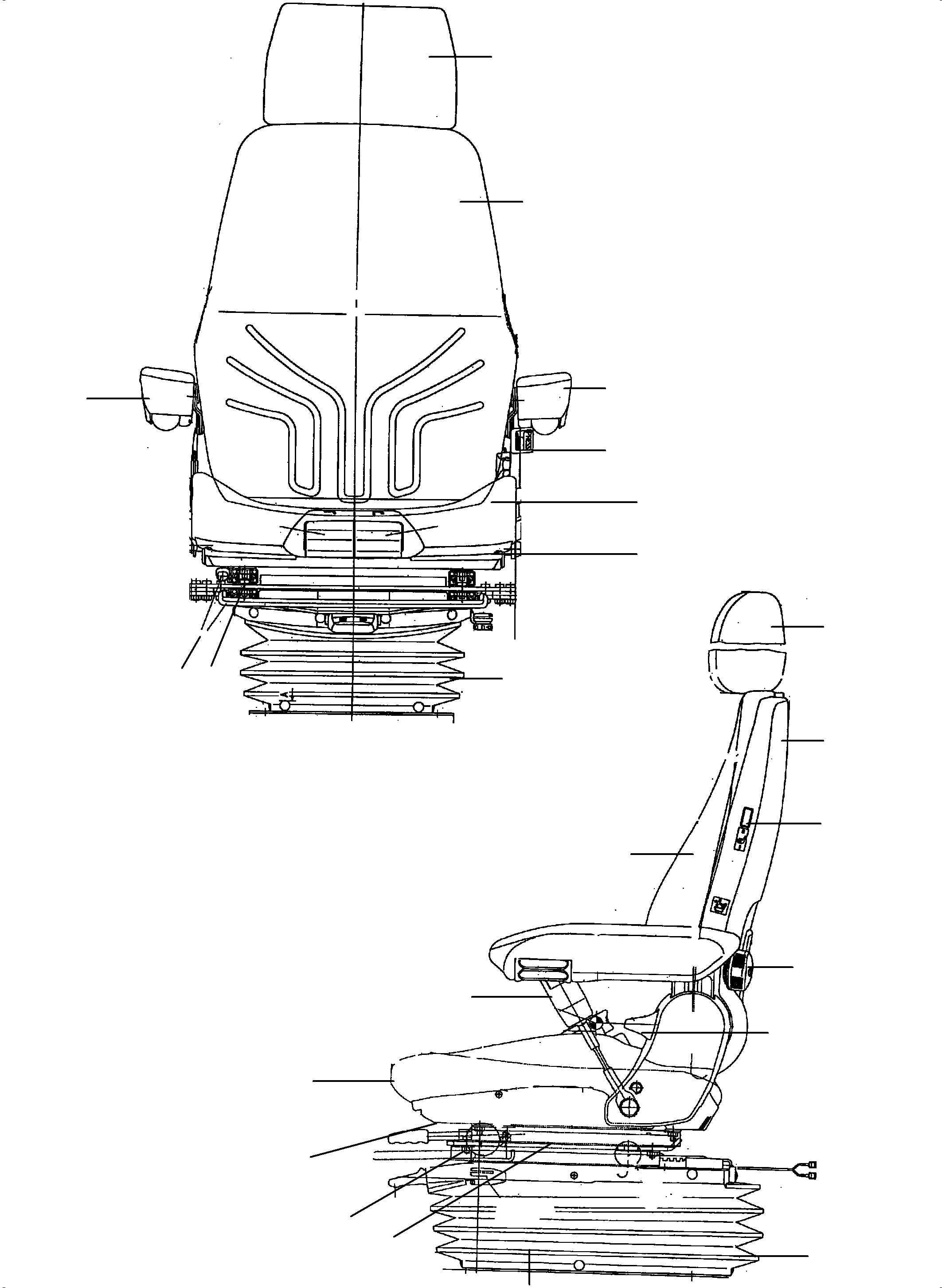 Back extension 769 659 73 KOMATSU