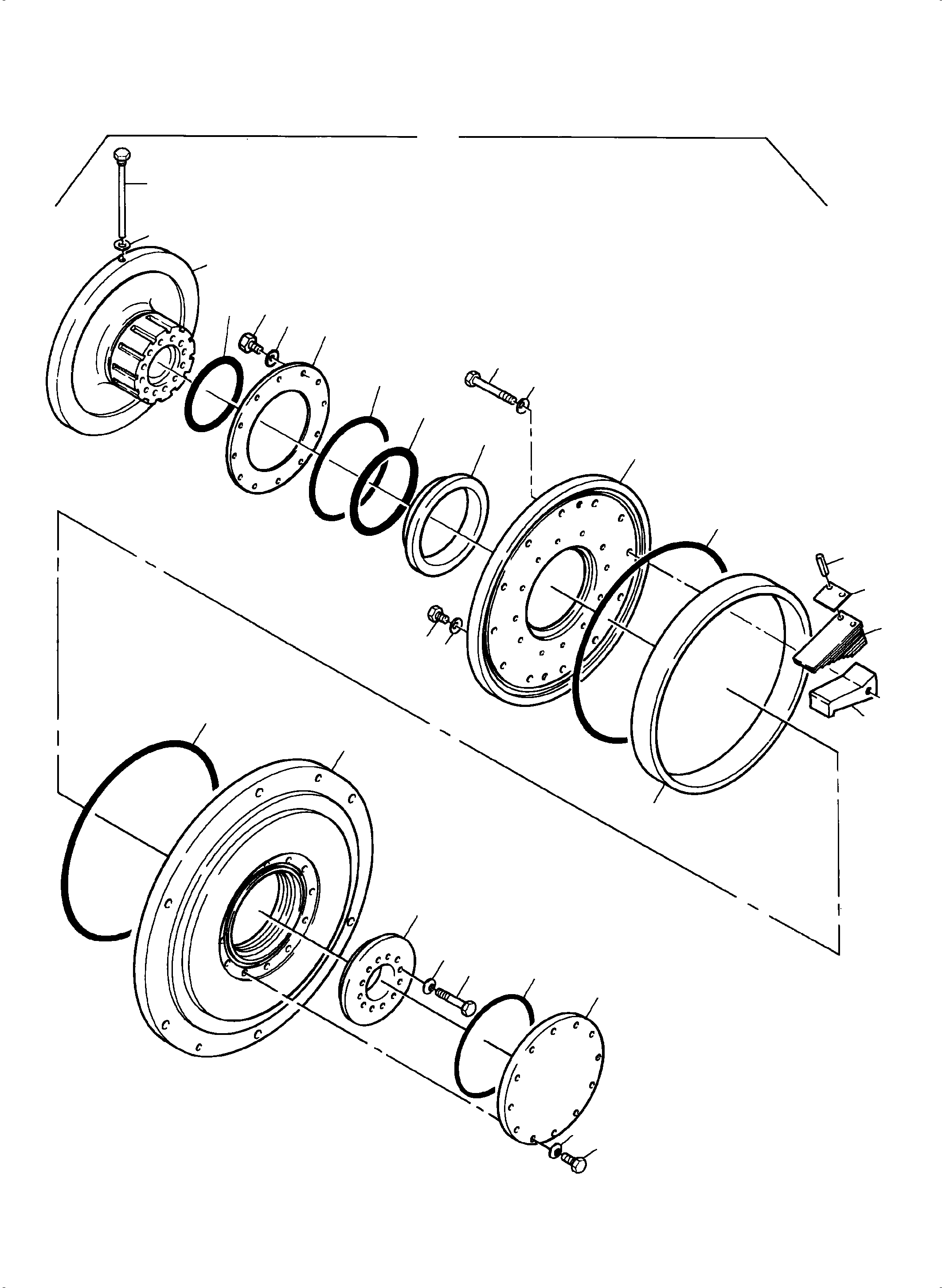Mounting kit 797 824 73 KOMATSU