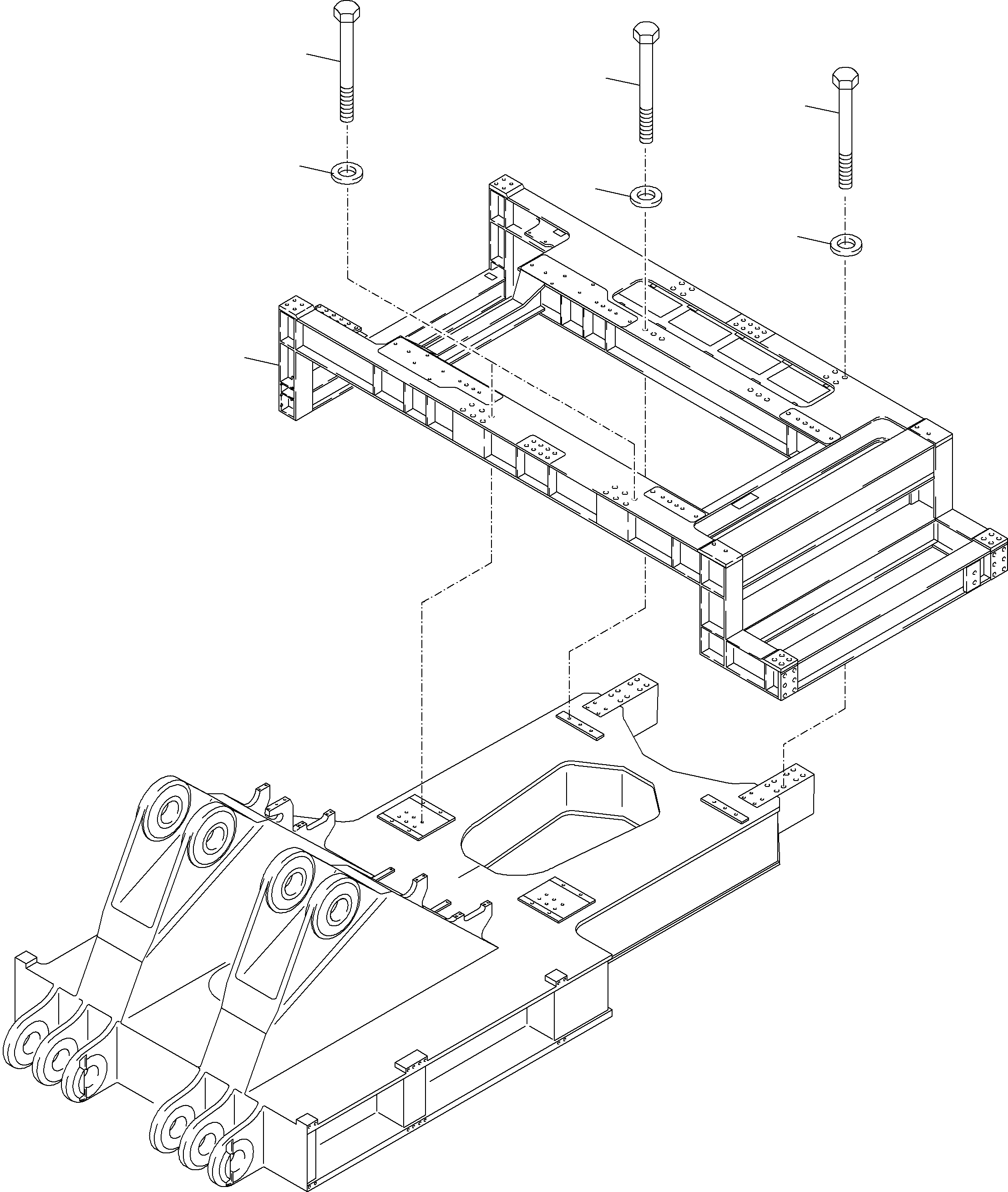 Power frame 938 544 40 KOMATSU