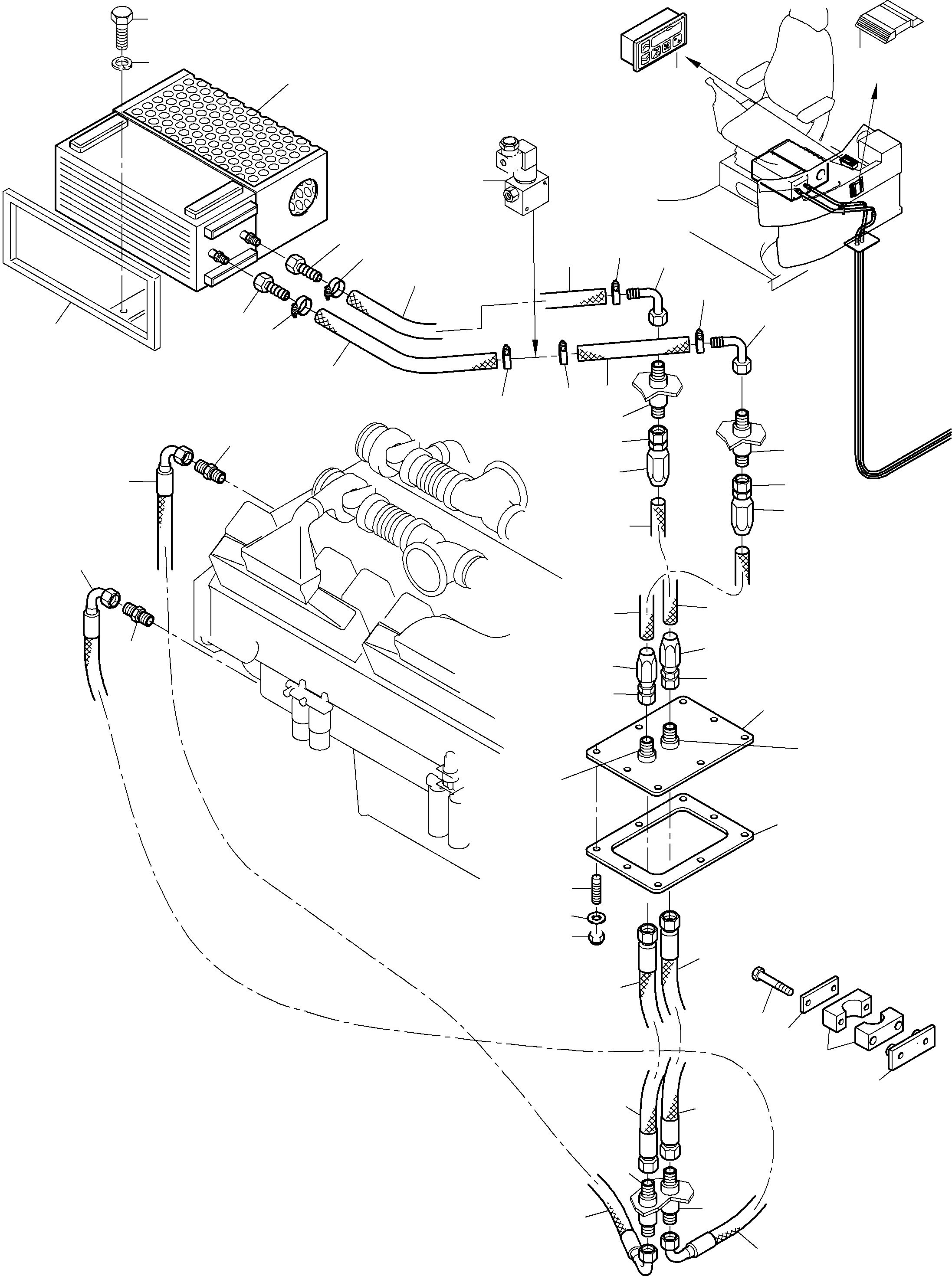 Control unit 795 954 73 KOMATSU