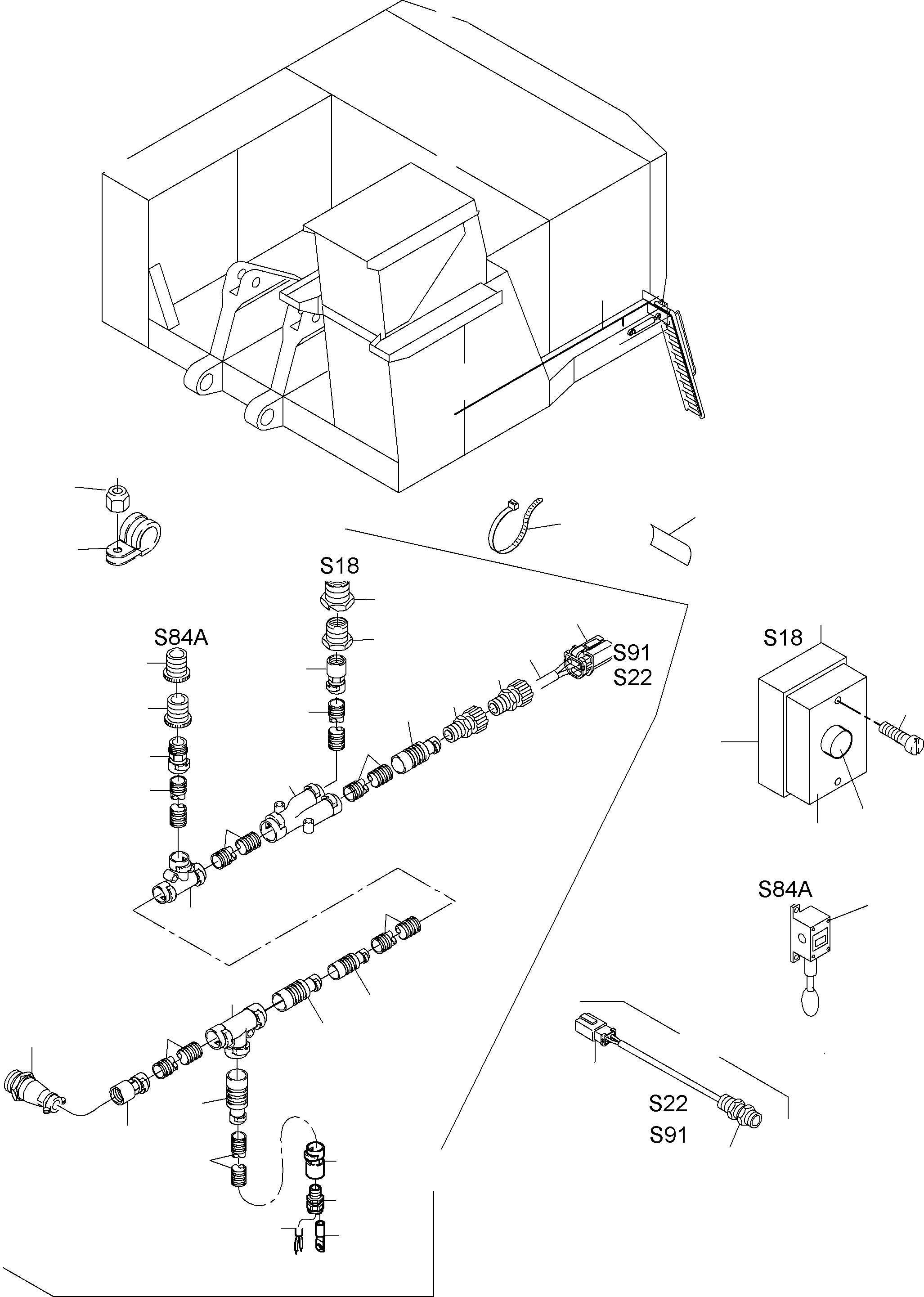 Кабельное соединение 946 289 40 KOMATSU