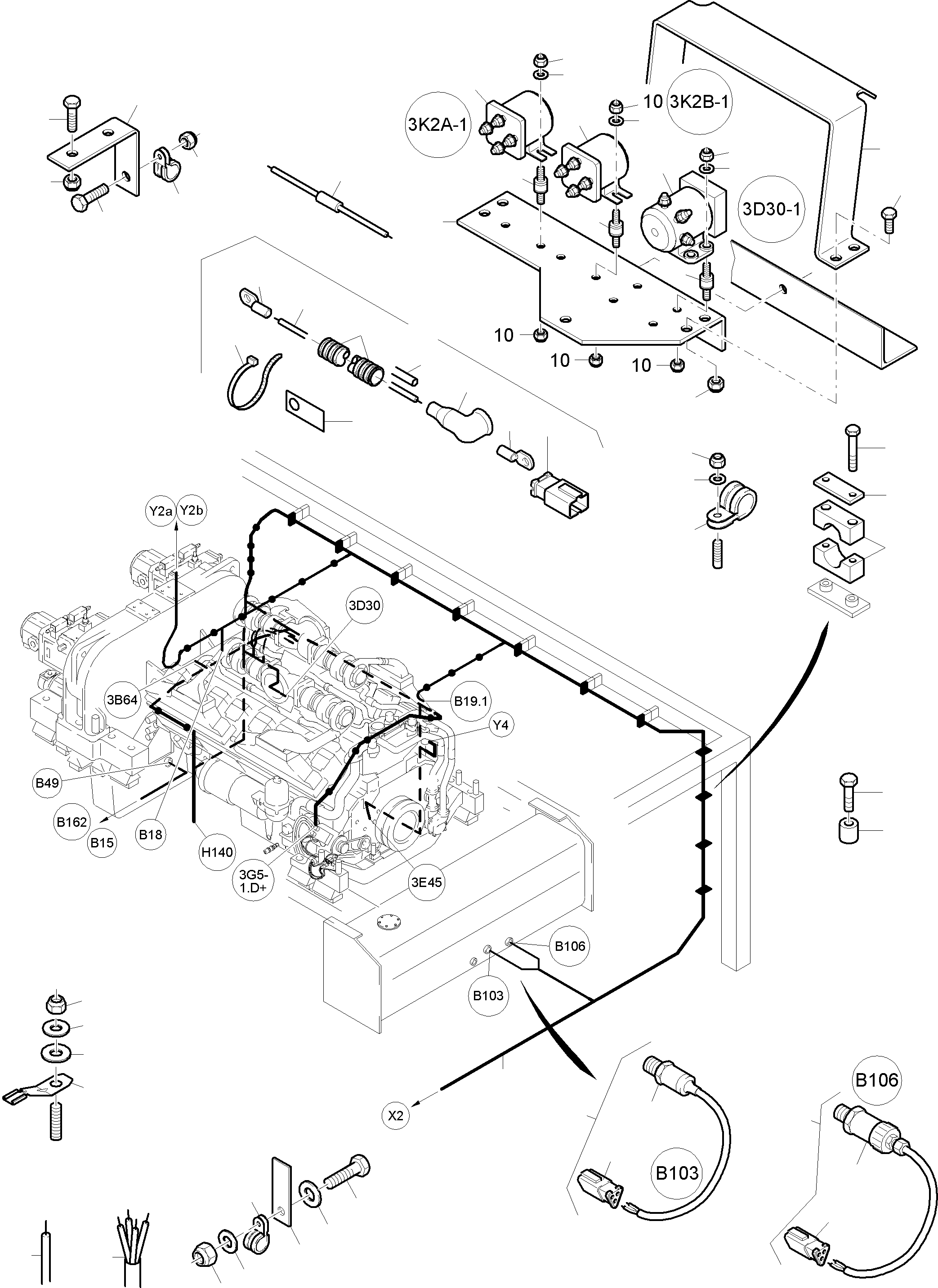 Protection guard 944 075 40 KOMATSU