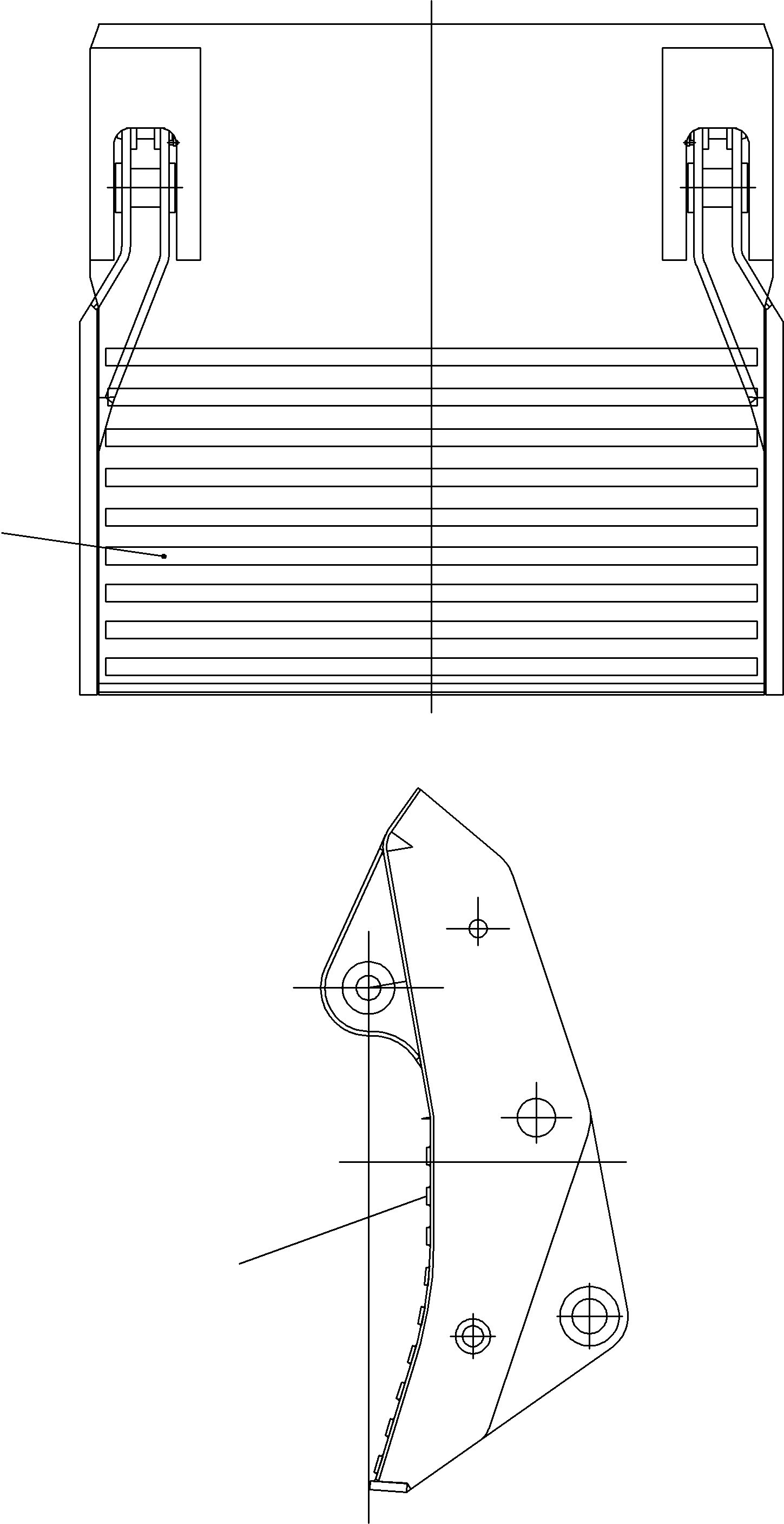 Plate 20x100x1860 575 929 40 KOMATSU