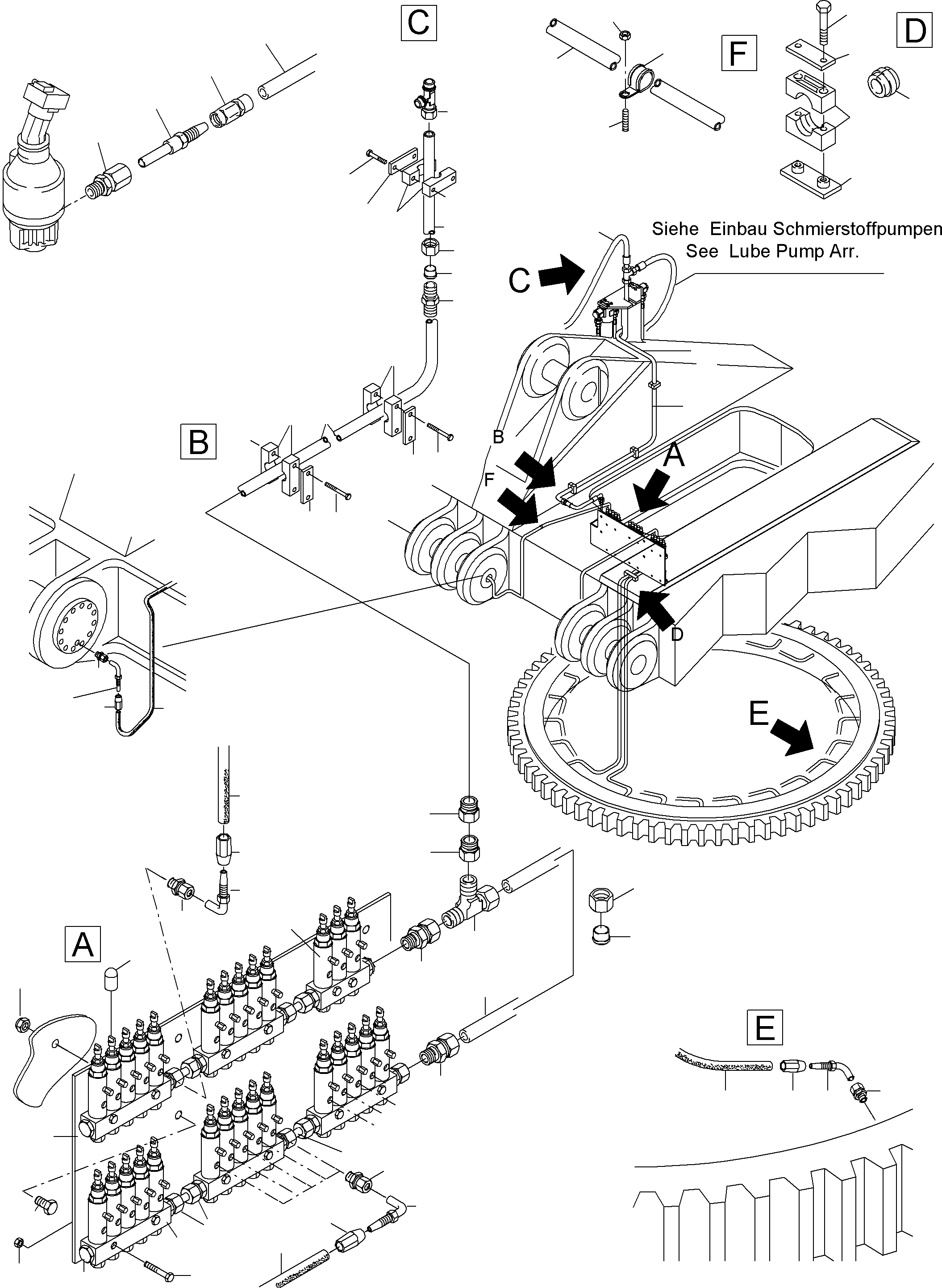 Pipe Ø 25 938 212 40 KOMATSU