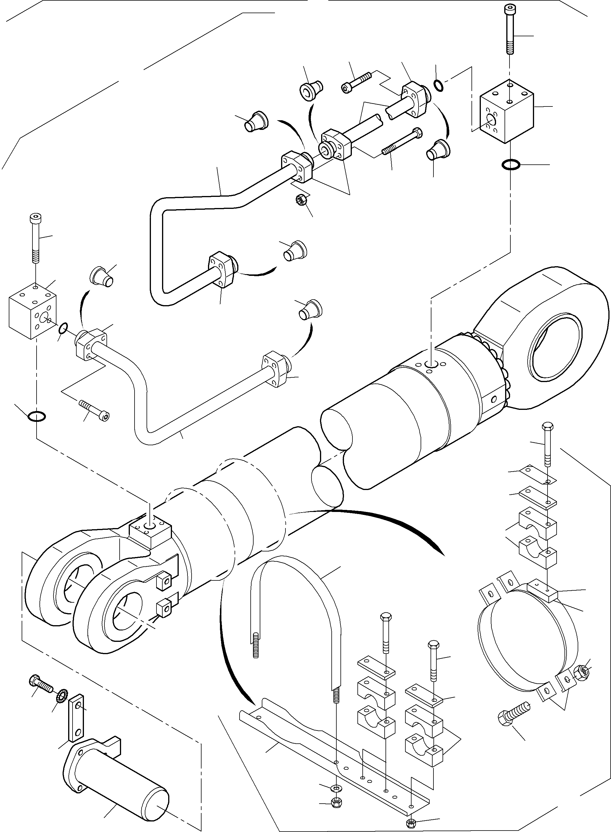 Pipe assy. r.h. Ø 65 796 981 73 KOMATSU