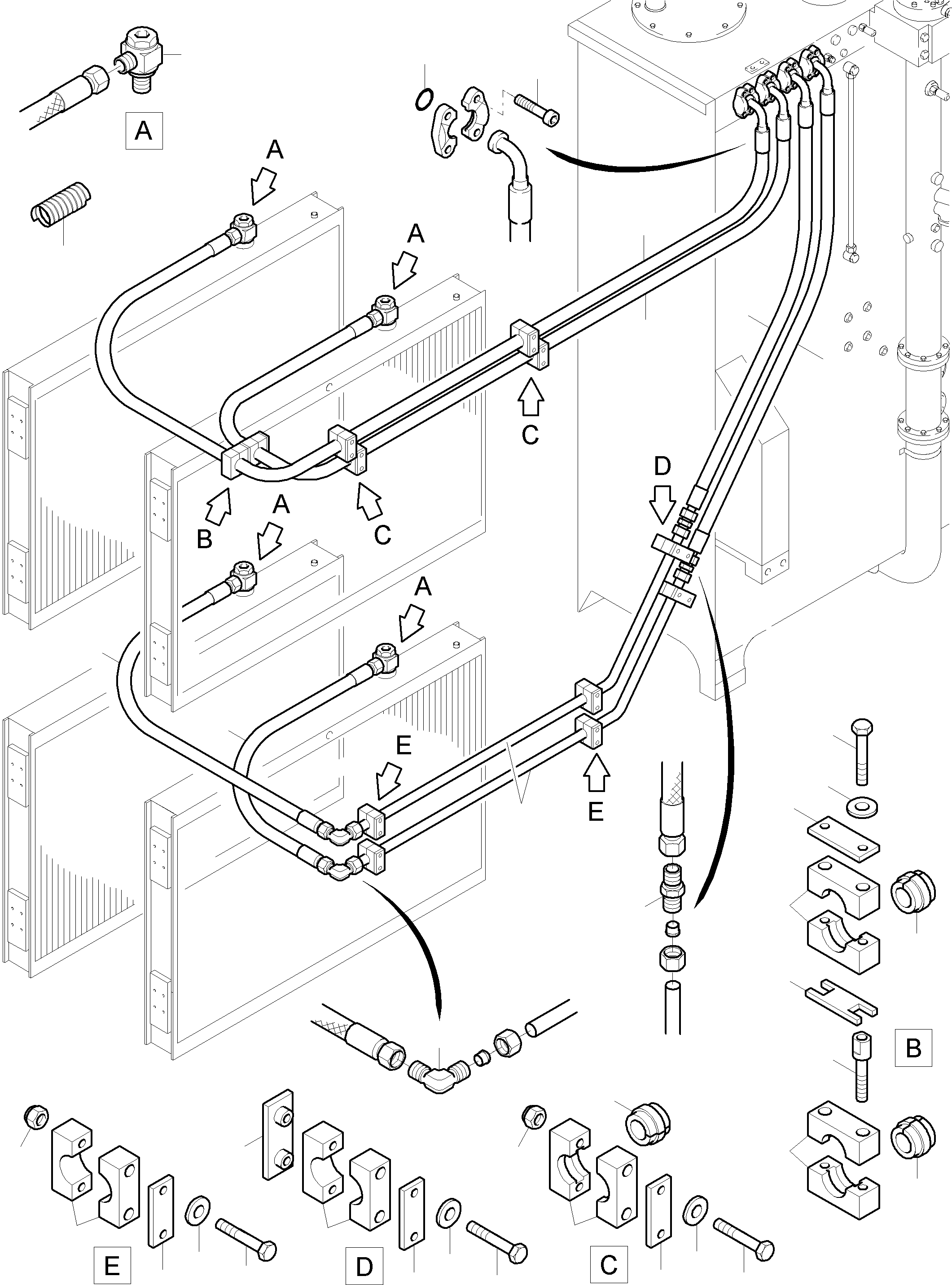 Distributor 942 216 40 KOMATSU