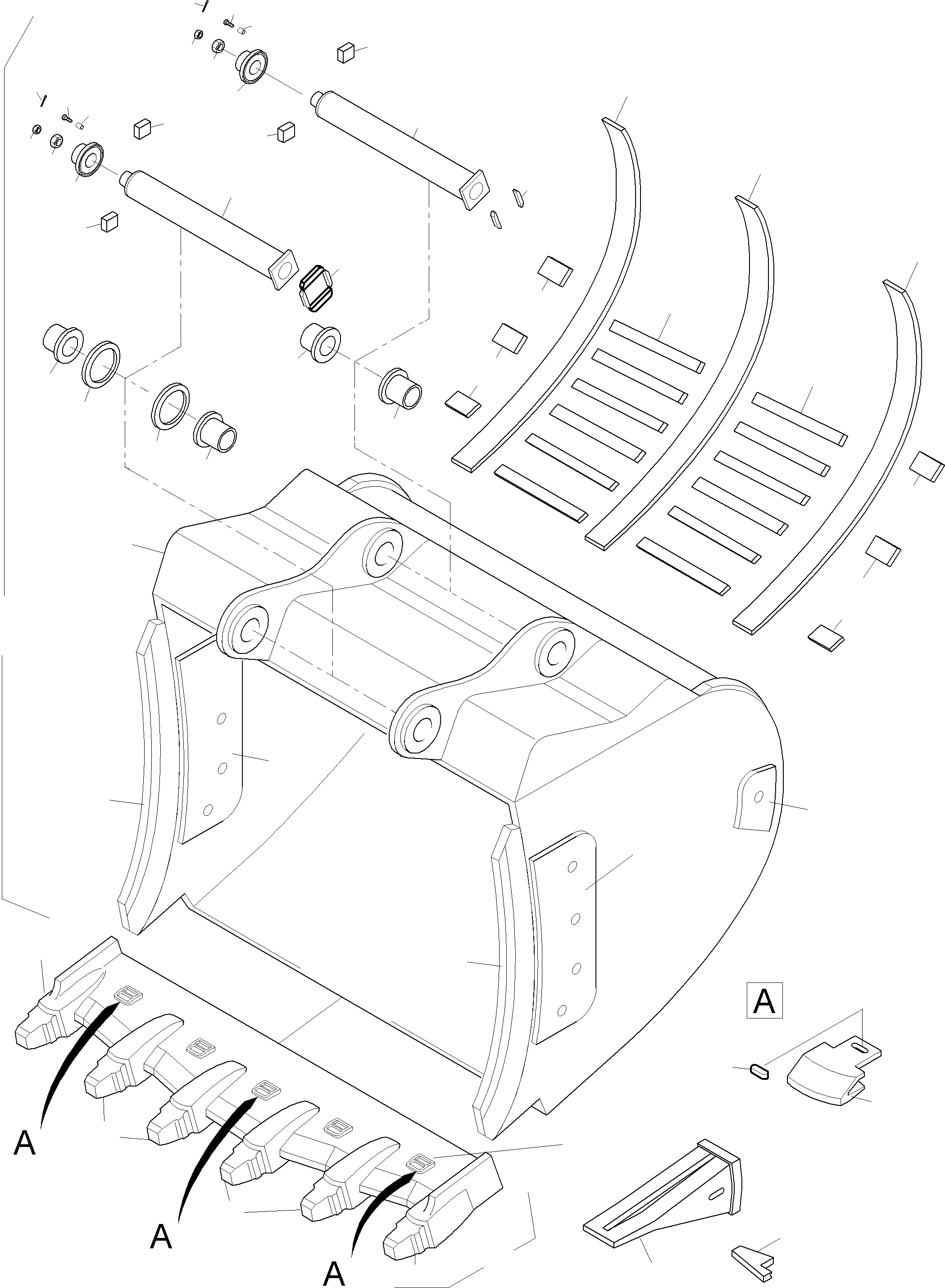 Зуб ковша 906 019 40 KOMATSU