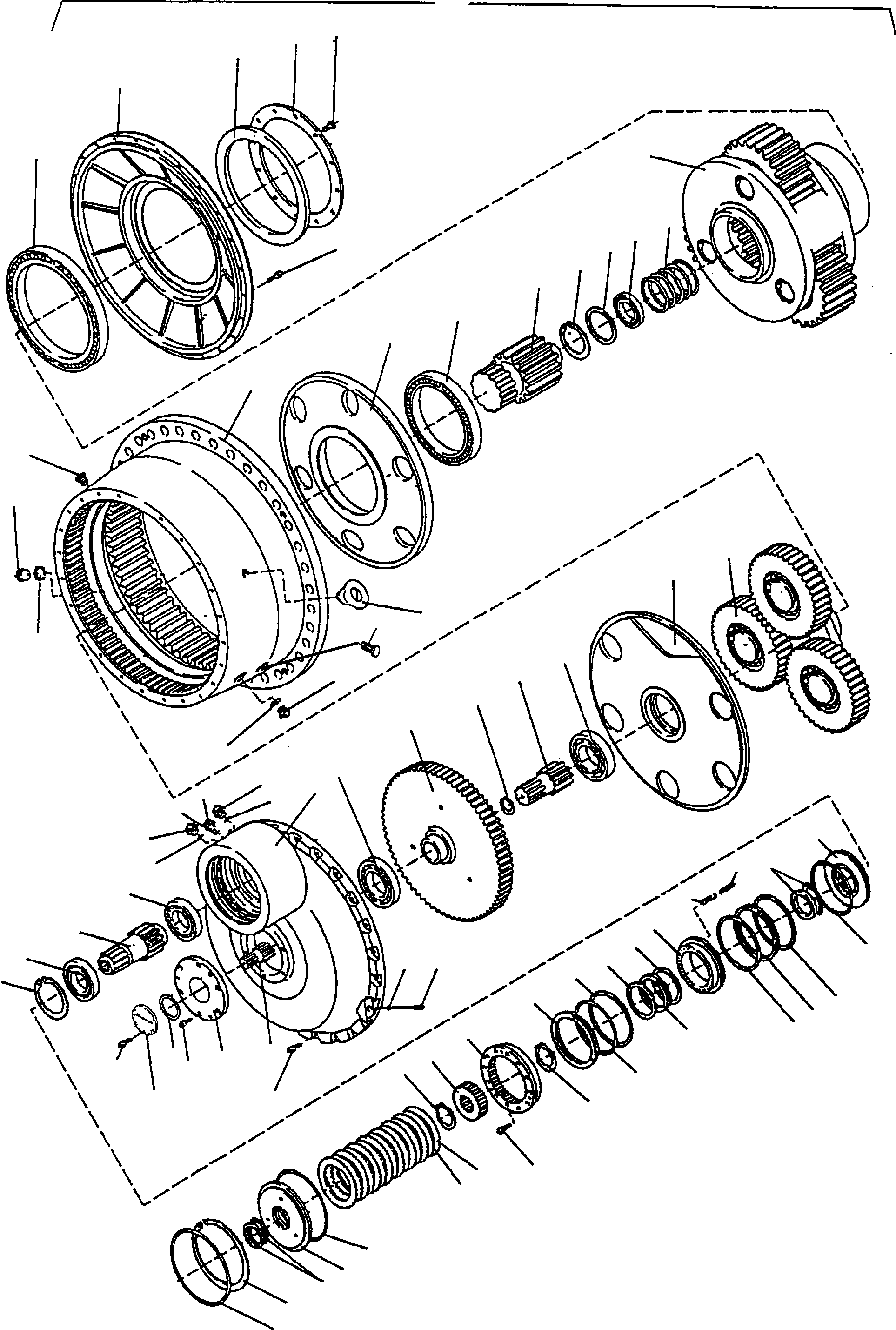 Bearing kit consist. of fig.nos. 27,38,50,54,57,64,71 799 339 73 KOMATSU