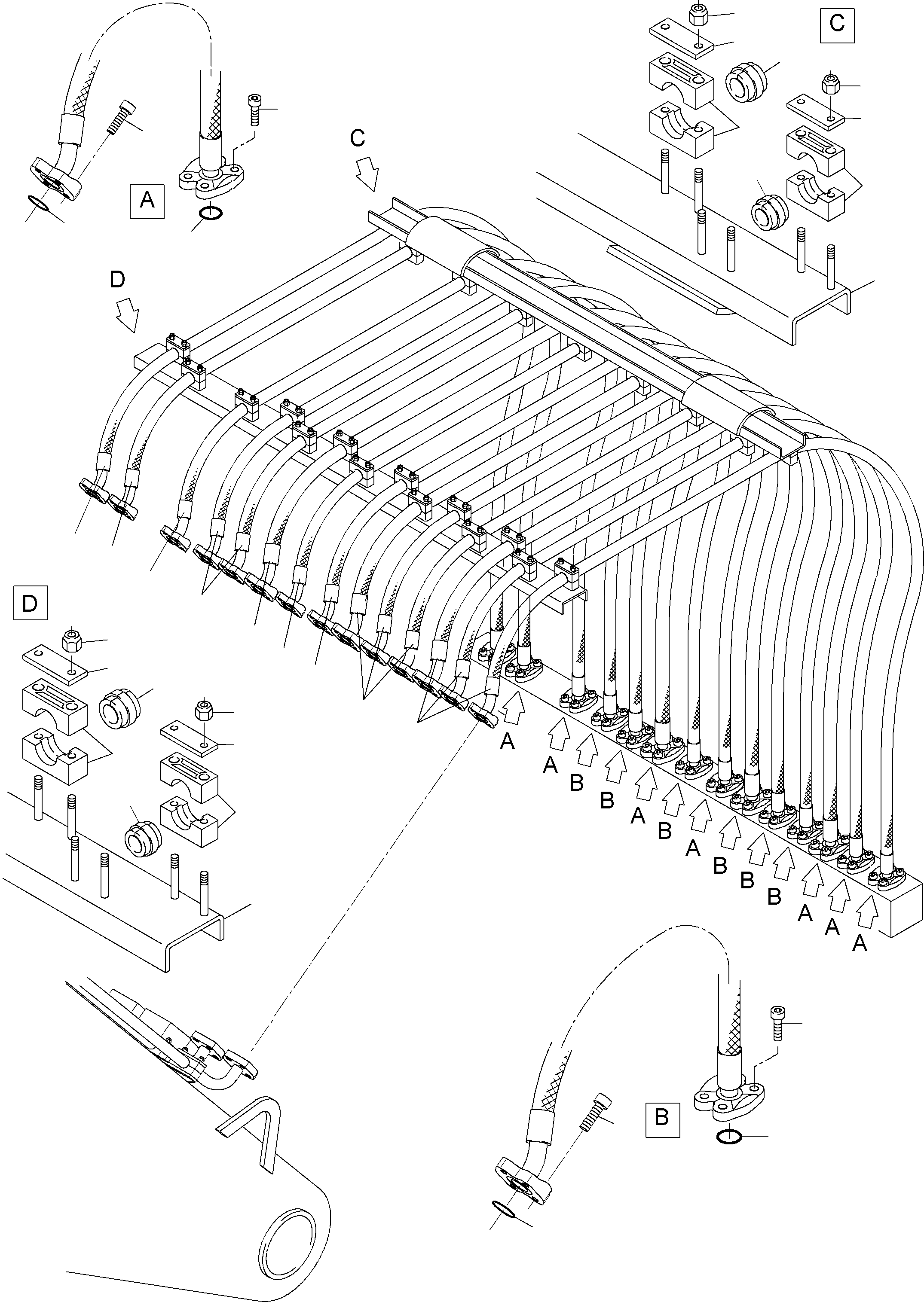 Кабель 940 435 40 KOMATSU
