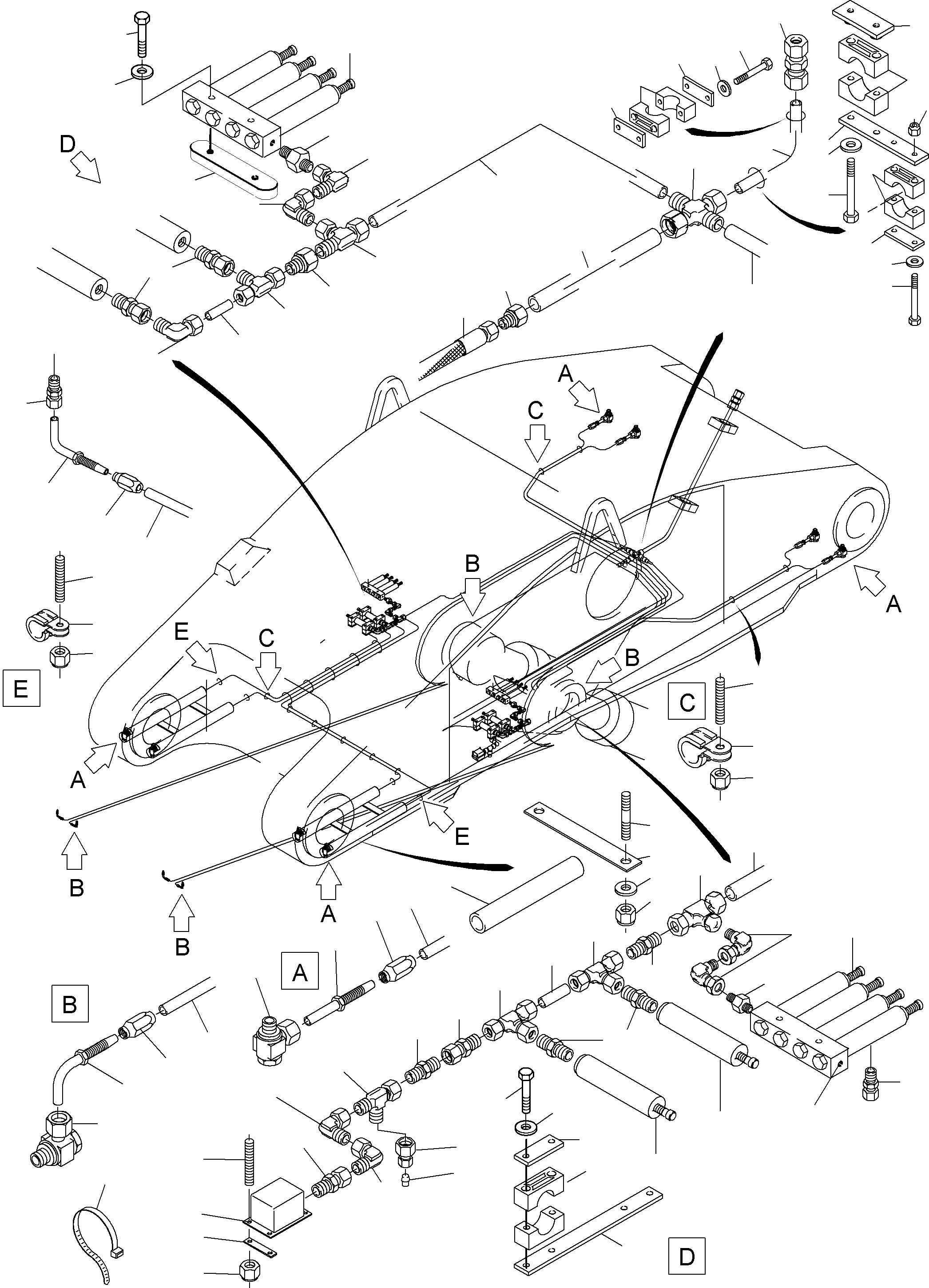 Соединительный штуцер 917 255 98 KOMATSU
