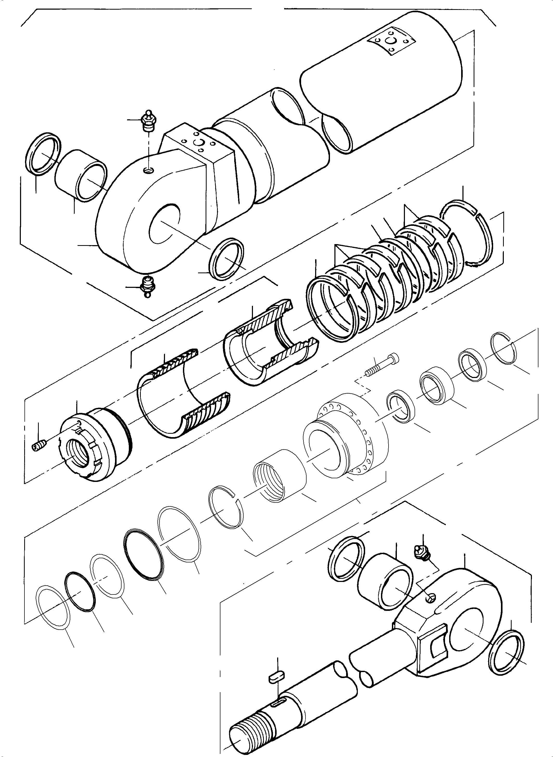 Groove nut 948 404 40 KOMATSU