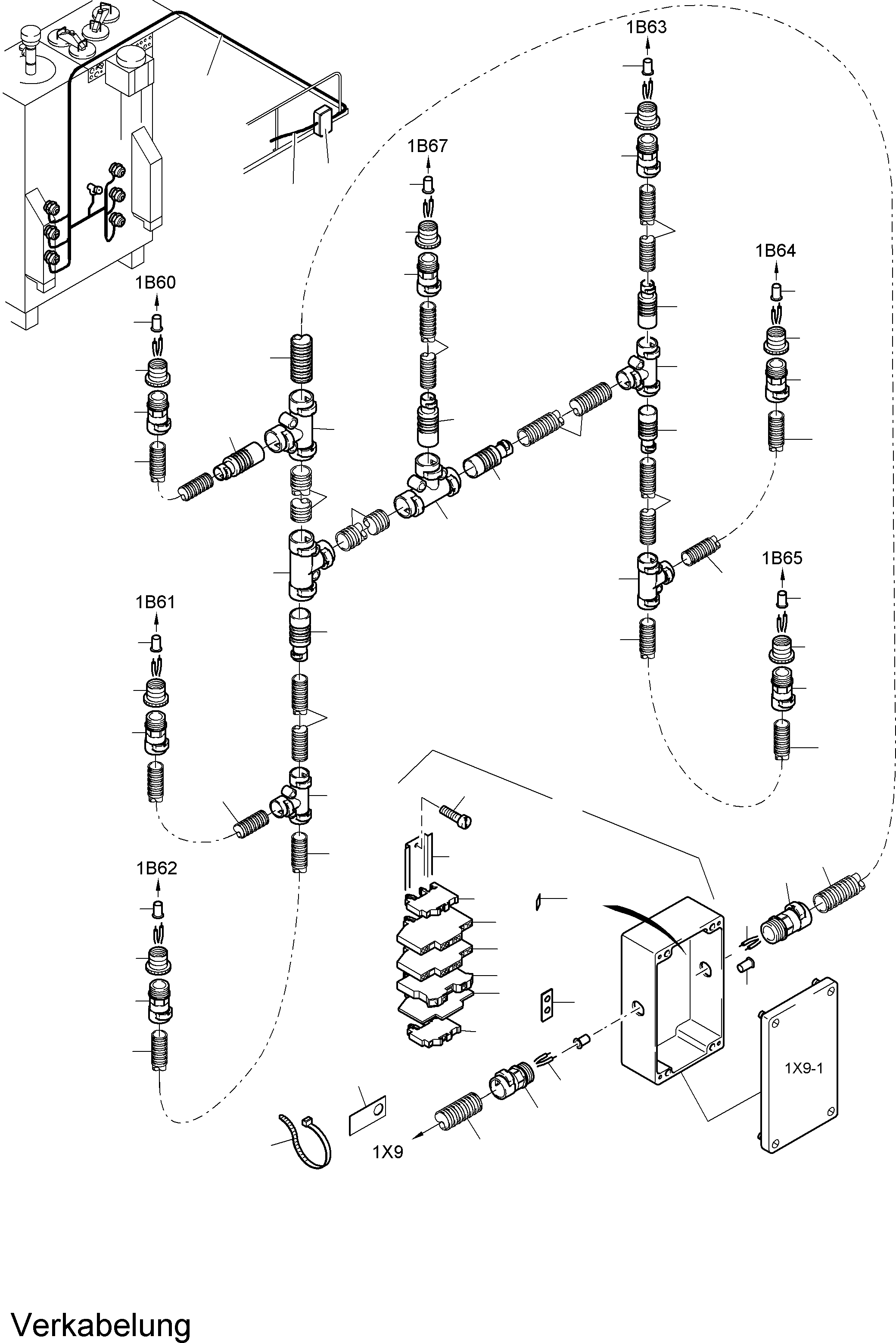 Junction box assy. 939 015 40 KOMATSU