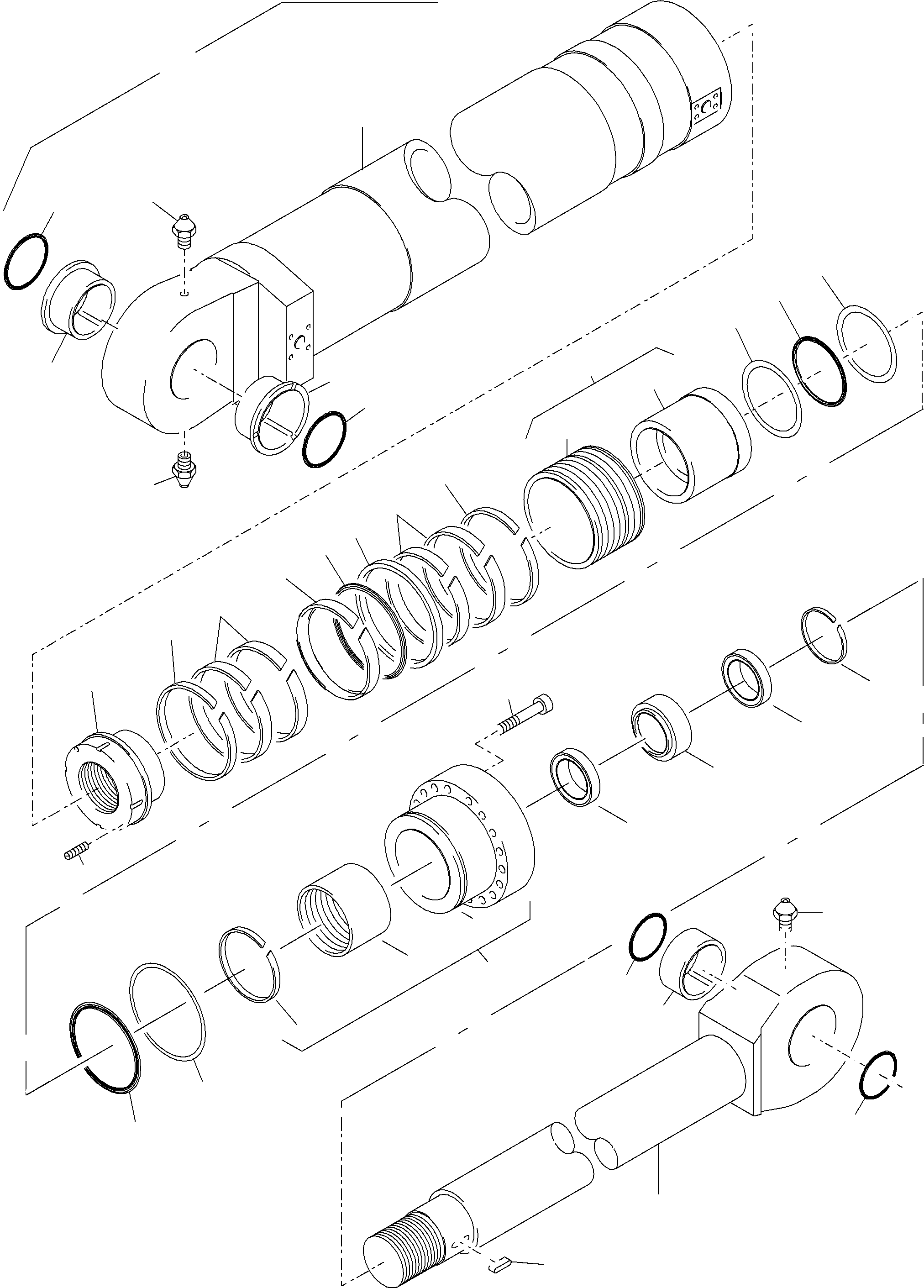 Groove nut 947 196 40 KOMATSU
