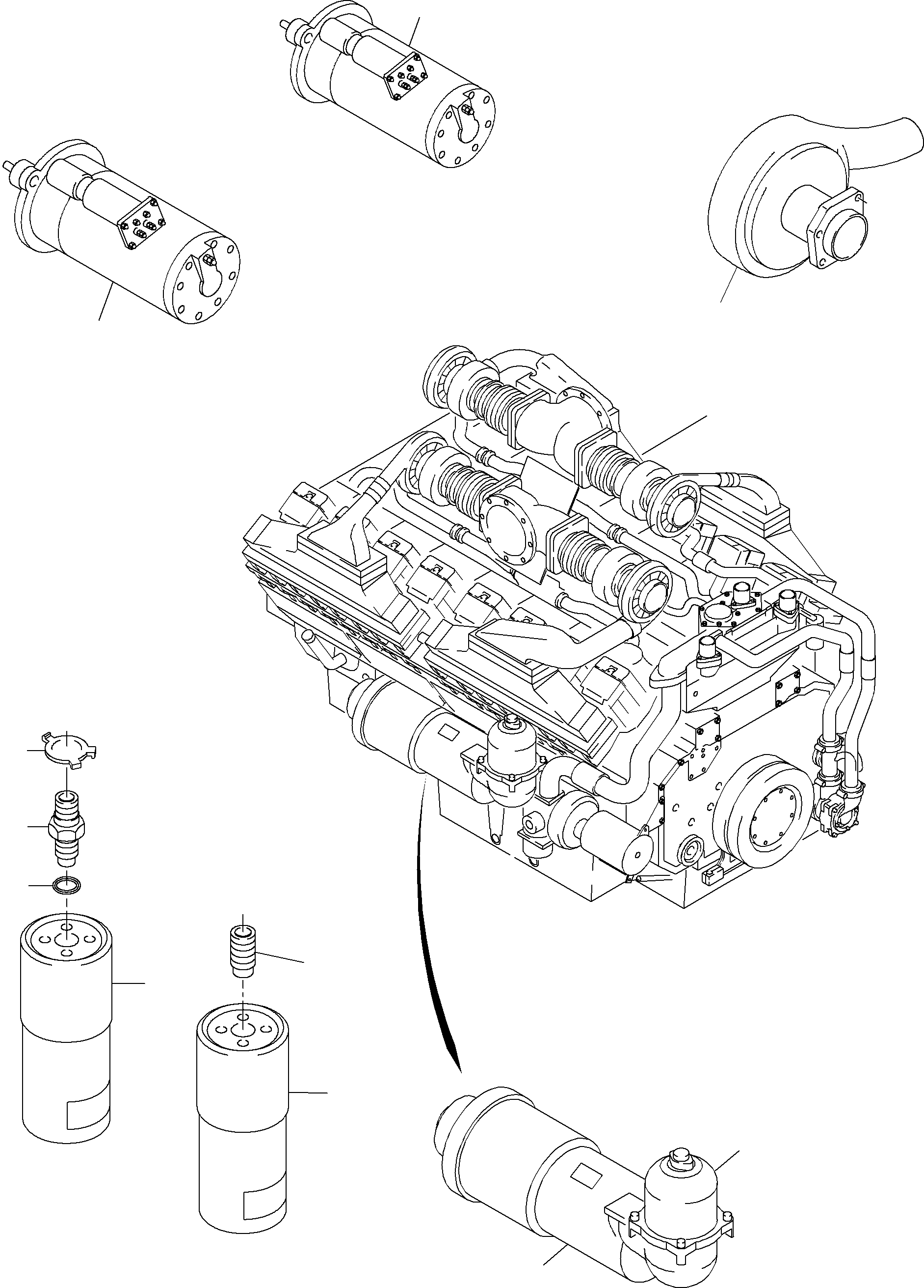 Water pump 769 997 73 KOMATSU