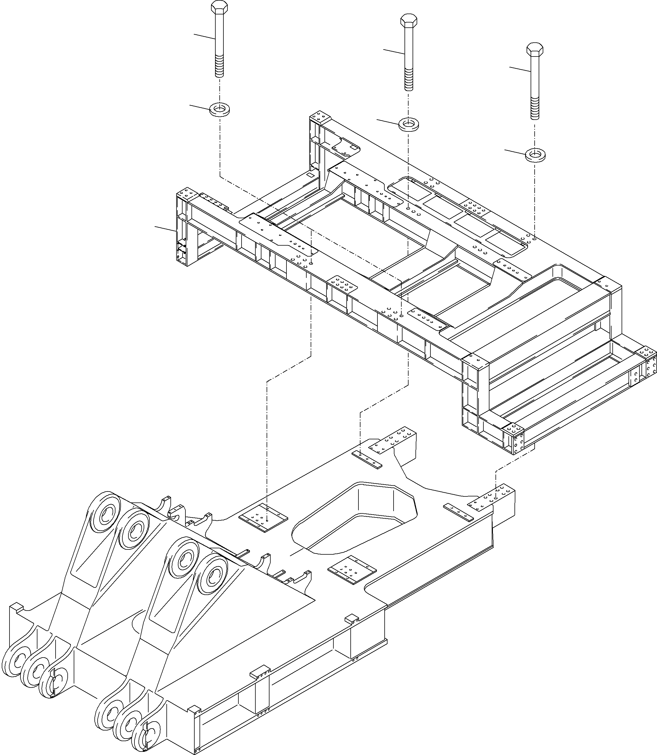 Power frame 930 212 40 KOMATSU