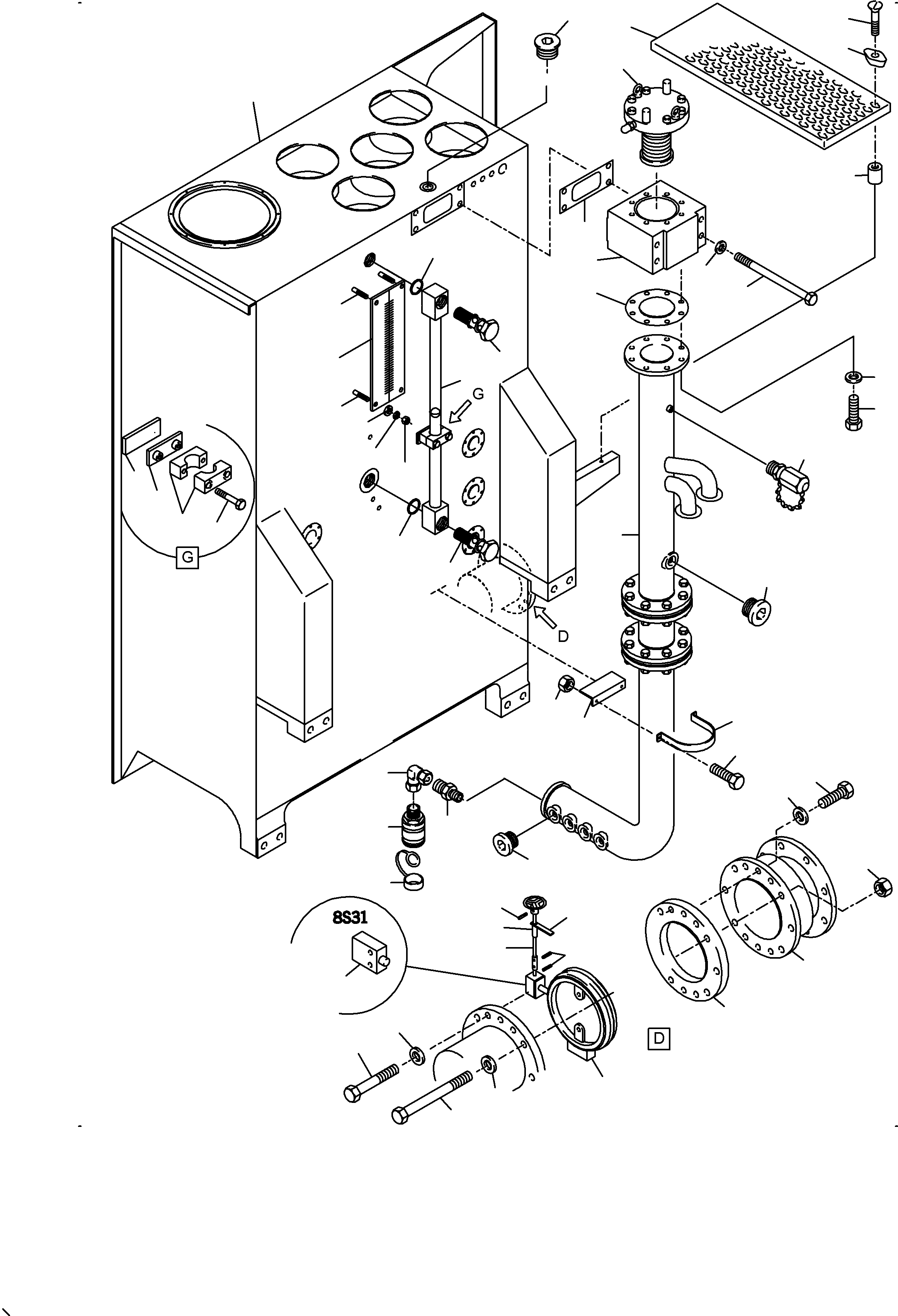 Standpipe top 931 441 40 KOMATSU