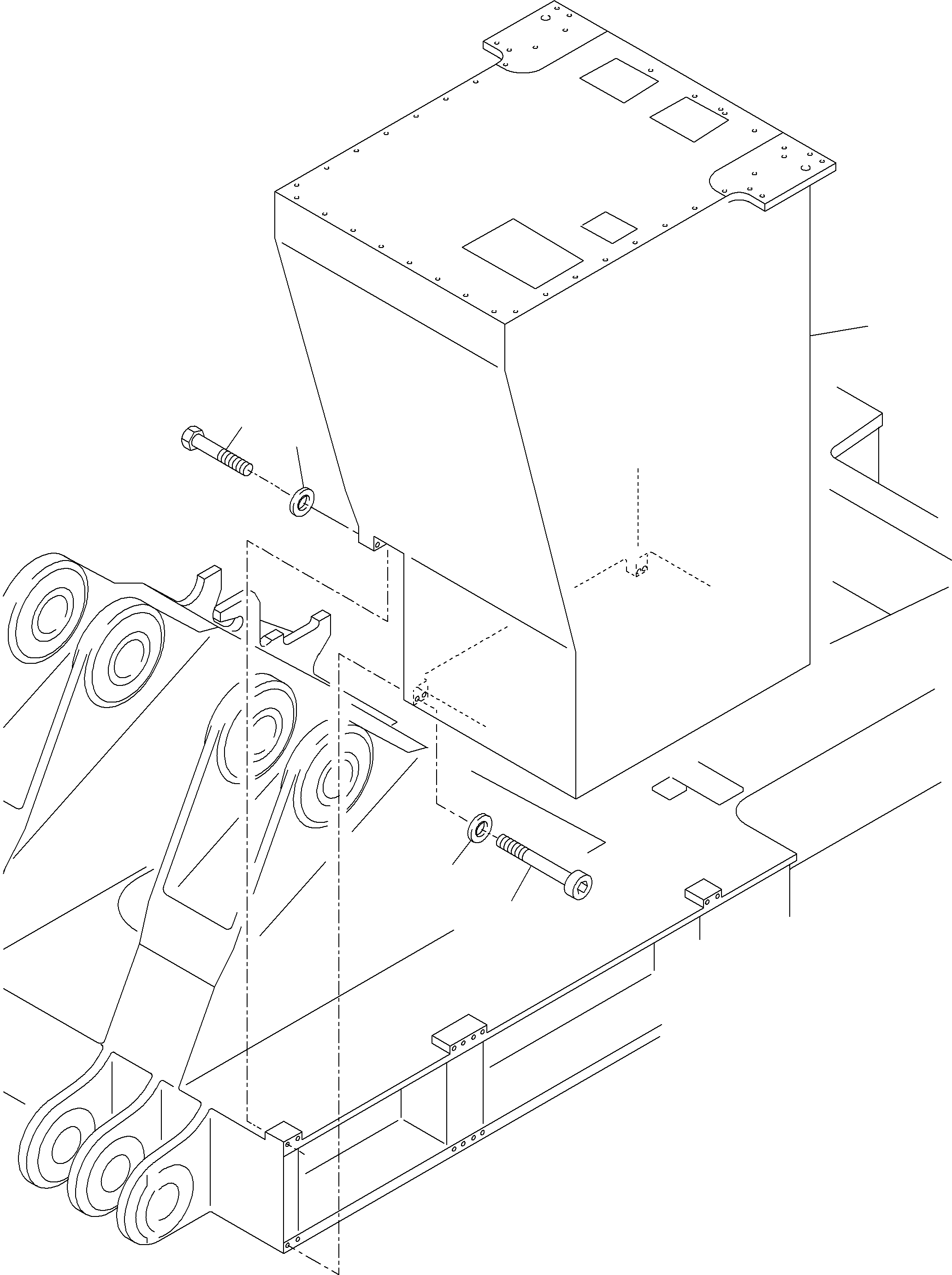 Cab support 930 820 40 KOMATSU