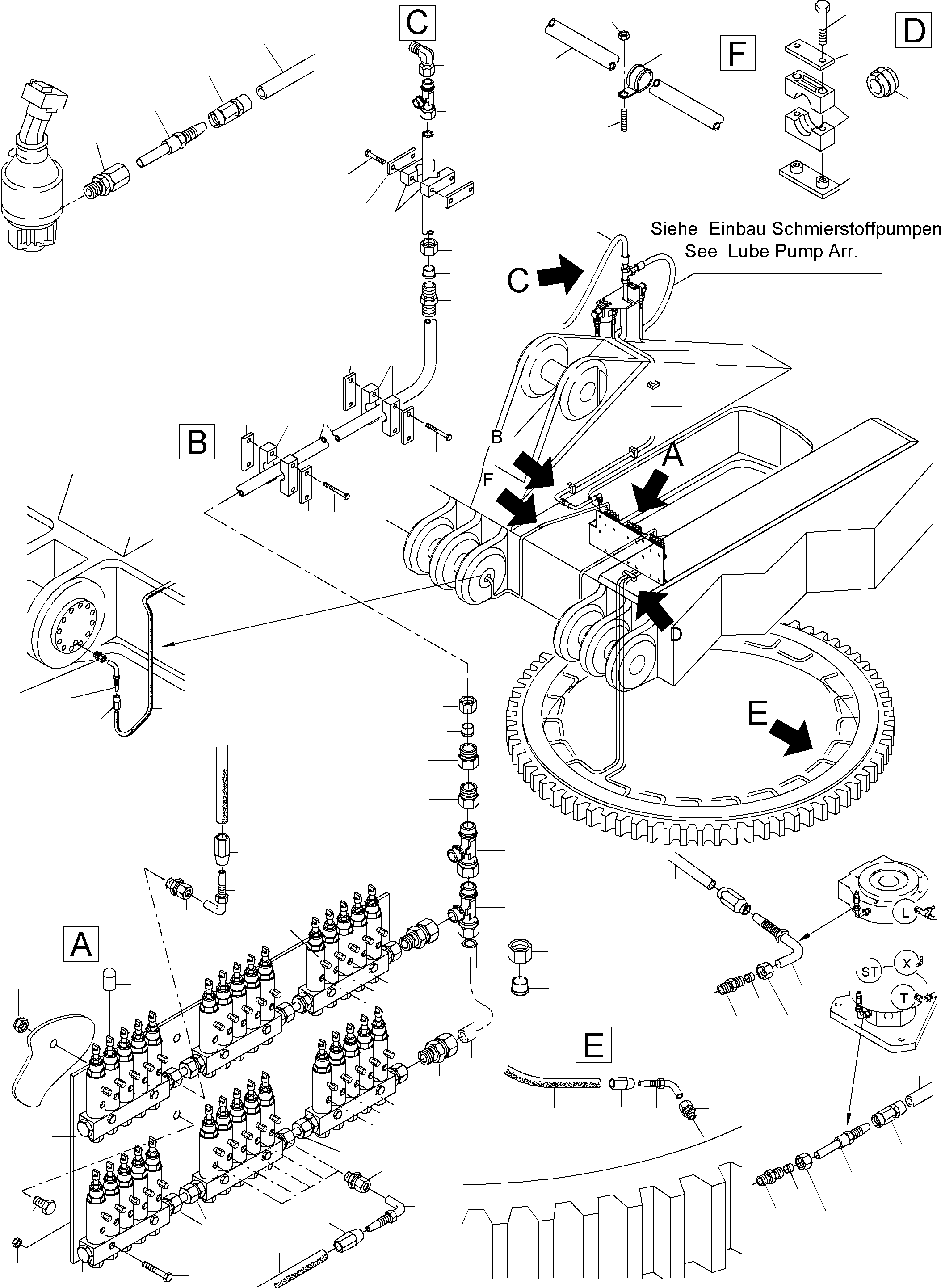 Pipe Ø 25 931 461 40 KOMATSU