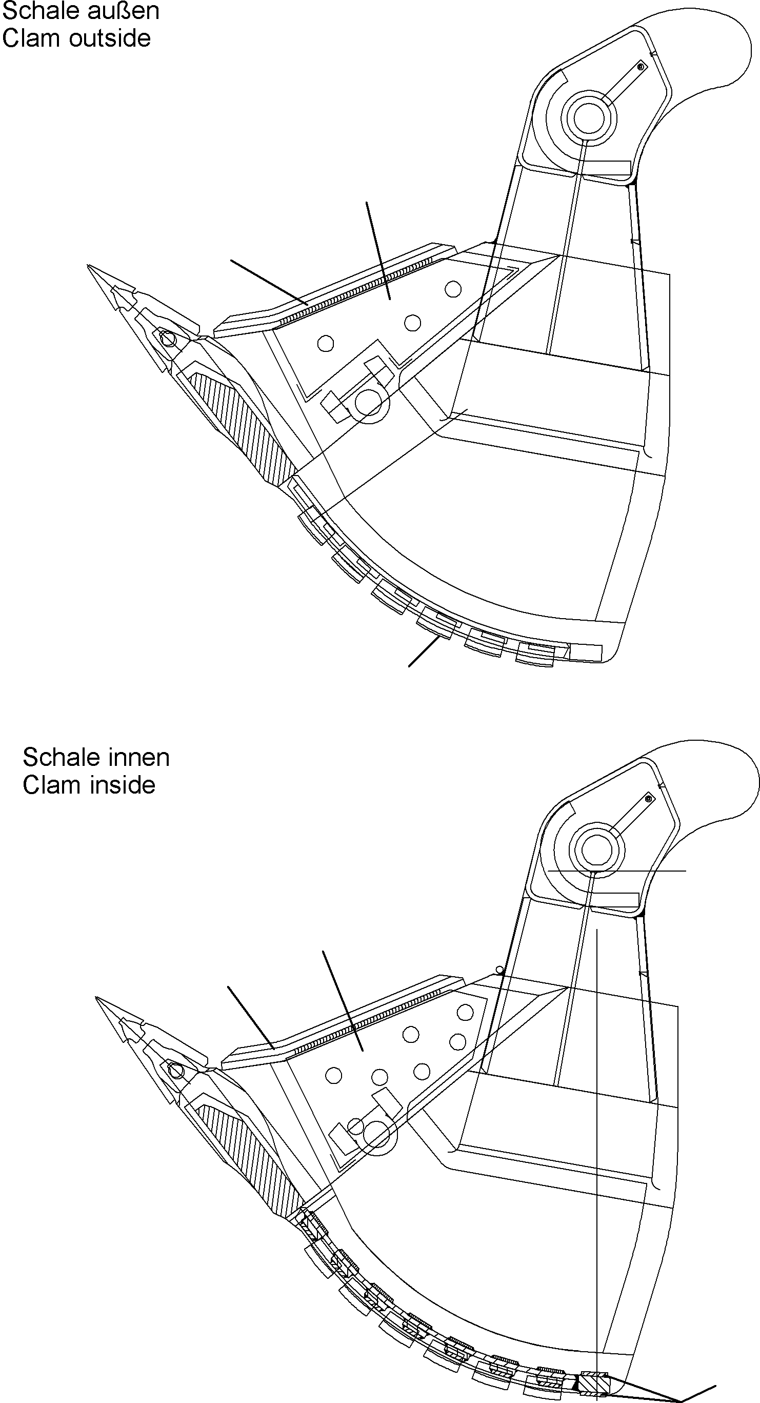 Bucket Heel shroud 906 643 40 KOMATSU
