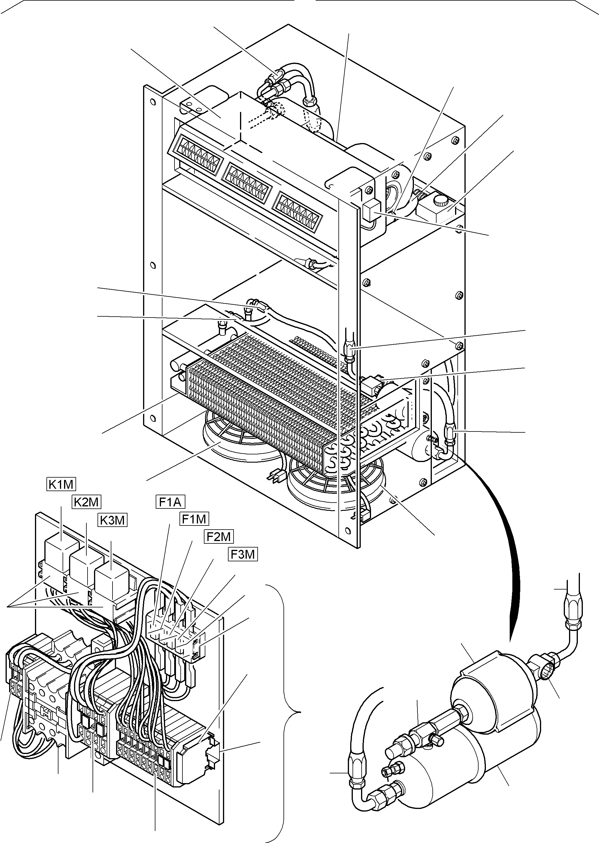 Compact air condition. equipm., 50Hz 796 107 73 KOMATSU