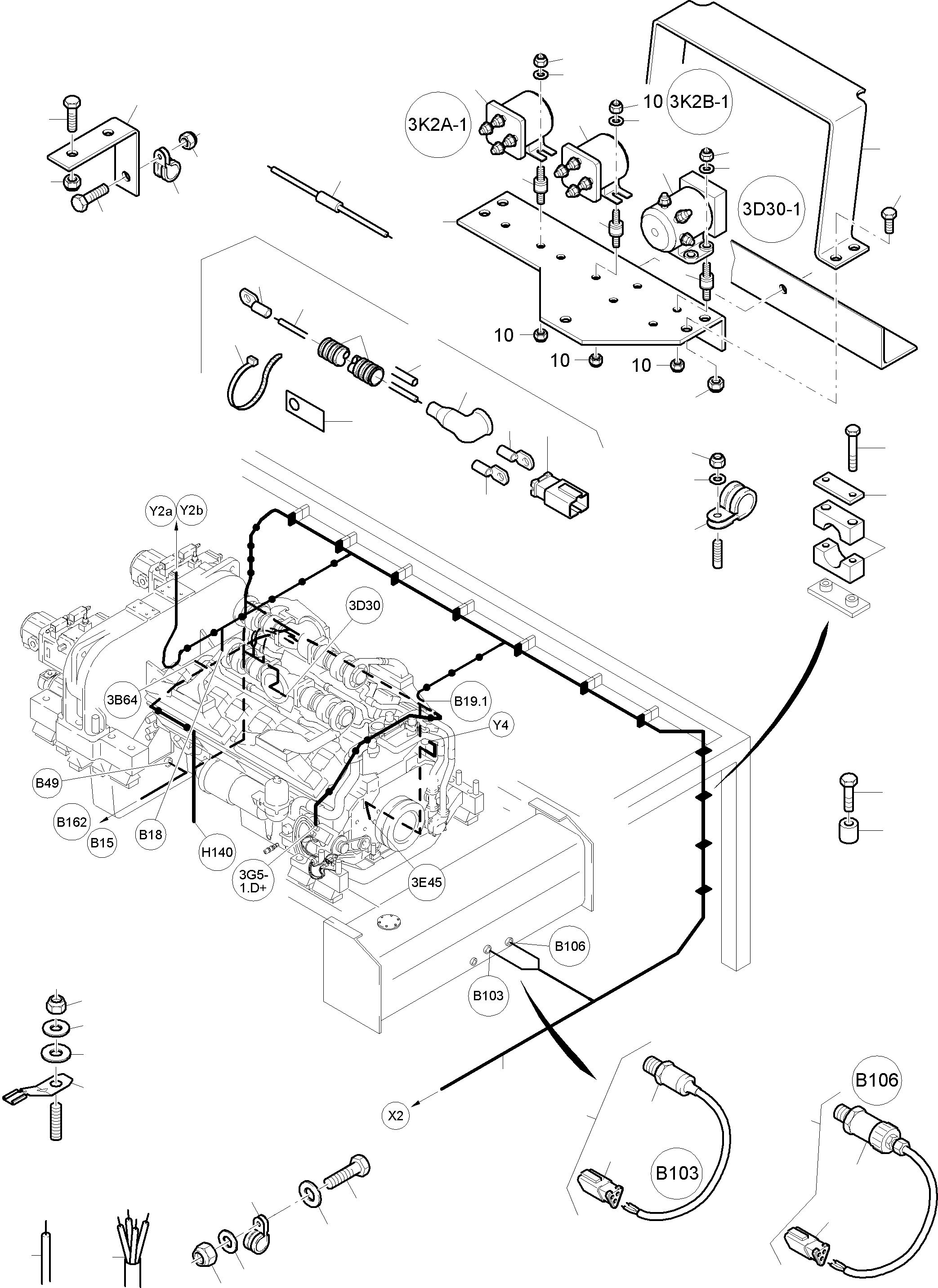 Protection guard 947 903 40 KOMATSU