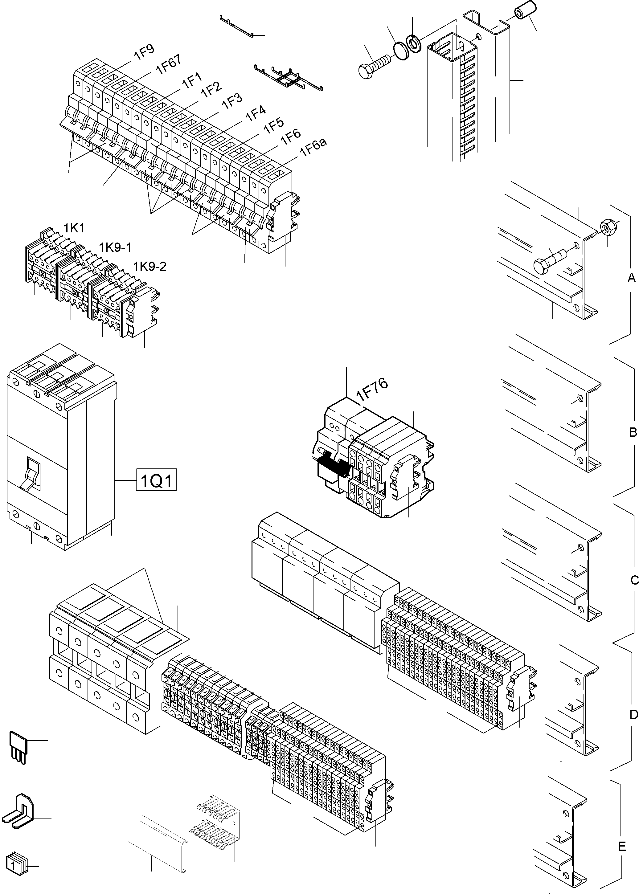 Servo contactor 940 986 40 KOMATSU