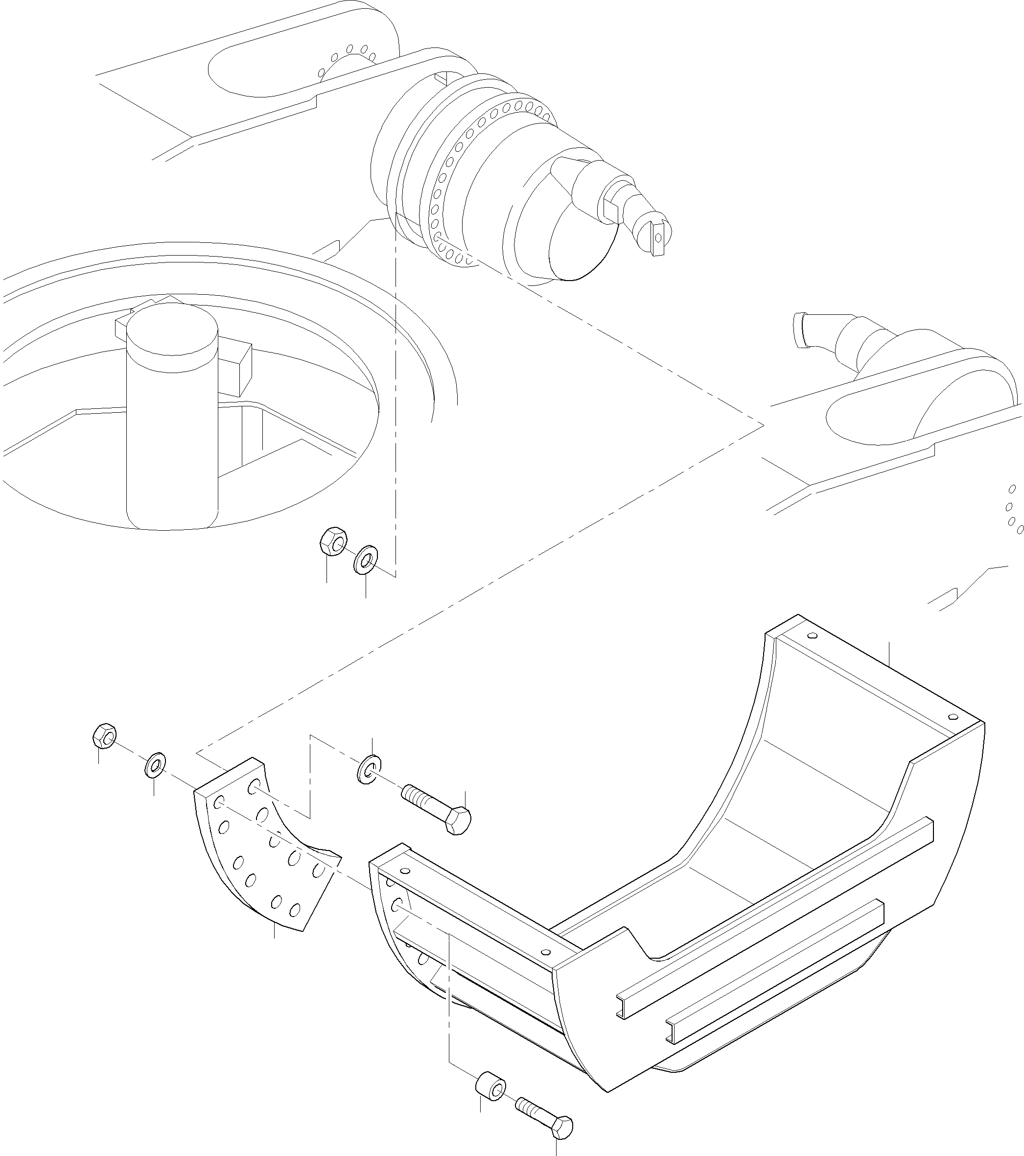 Промежуточная пластина 921 279 40 KOMATSU
