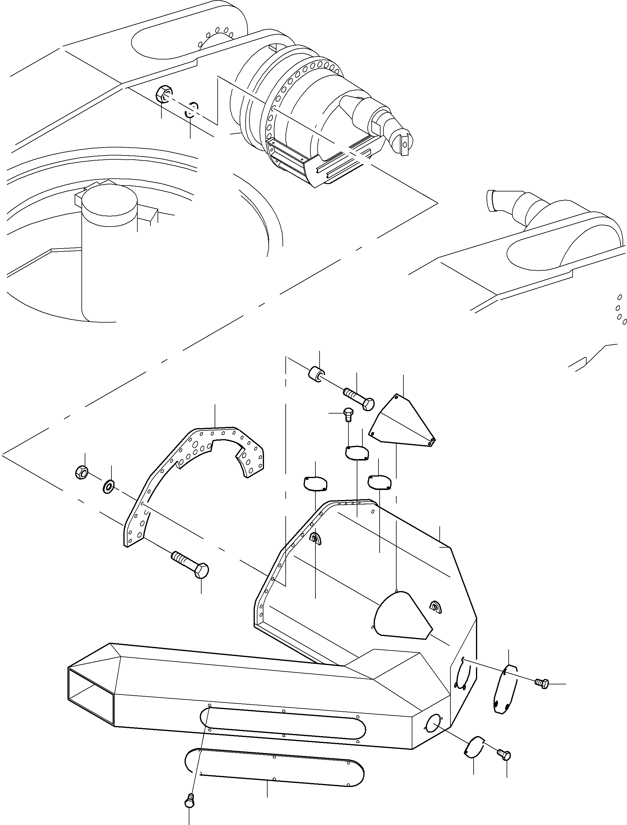 Промежуточная пластина 943 182 40 KOMATSU