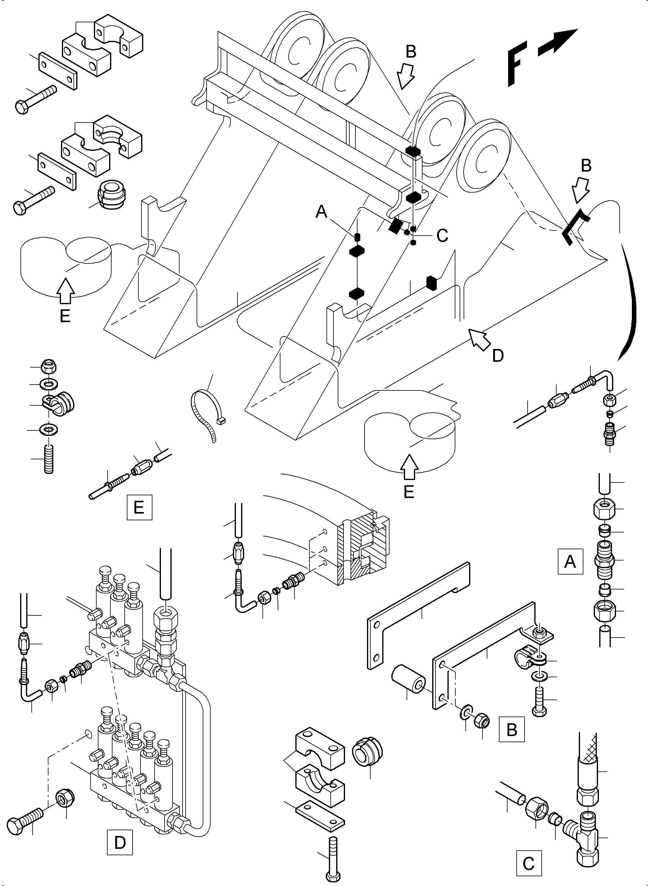 Гайка 507 077 98 KOMATSU