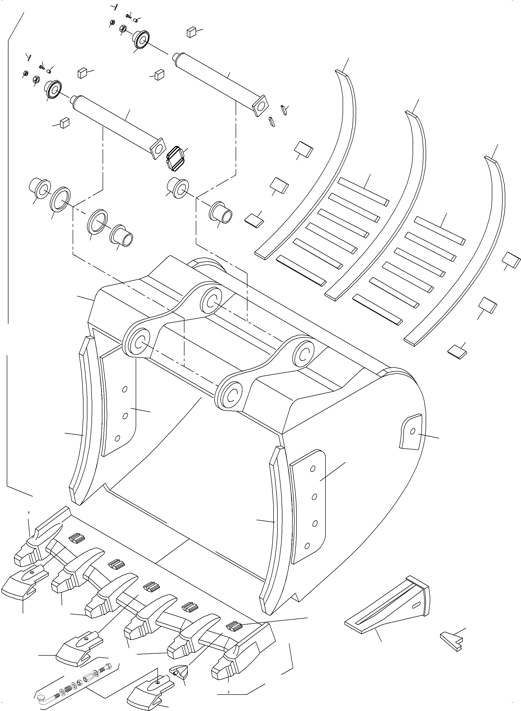 Wear plate outside 939 768 40 KOMATSU