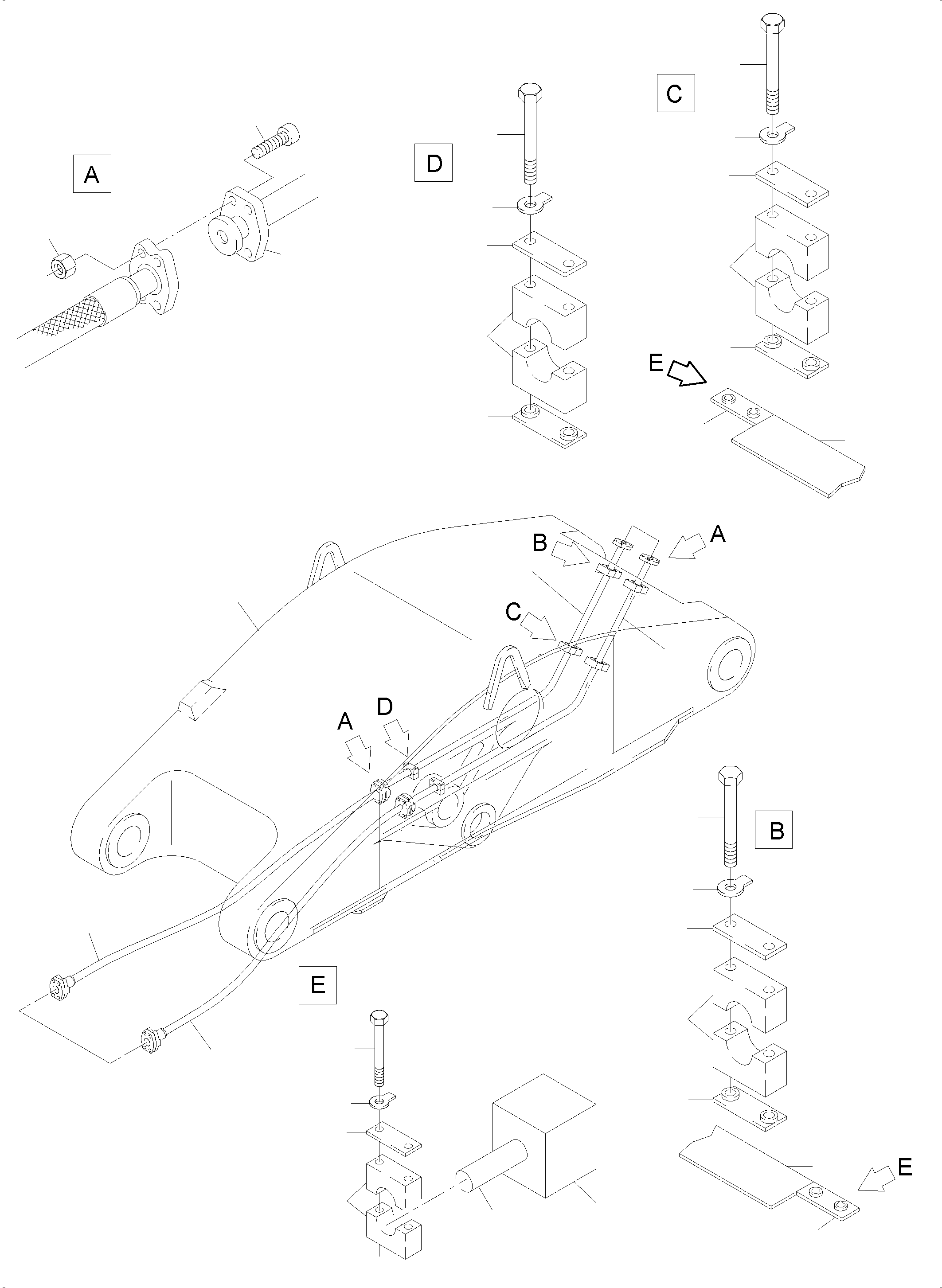 Приварная пластина 245 662 40 KOMATSU