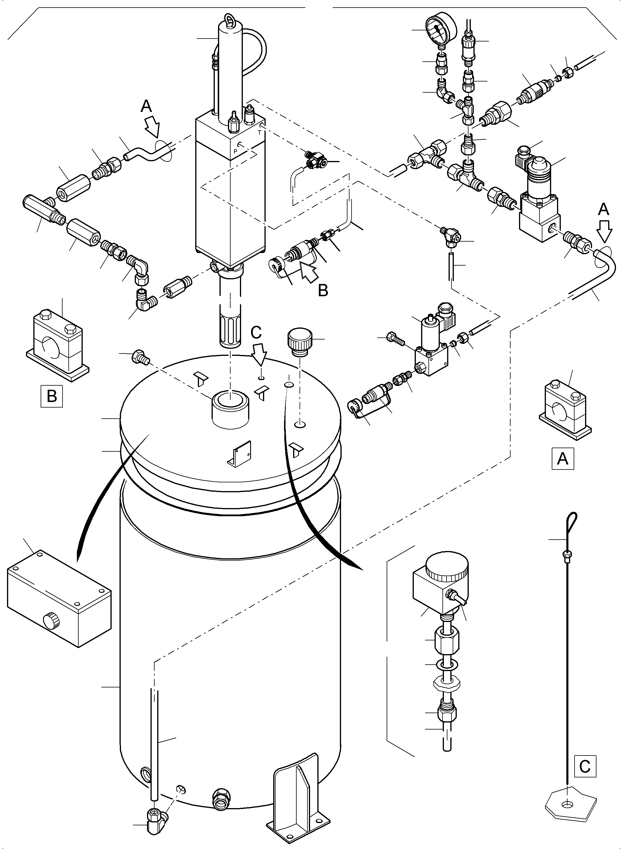 Lube pump station 941 750 40 KOMATSU