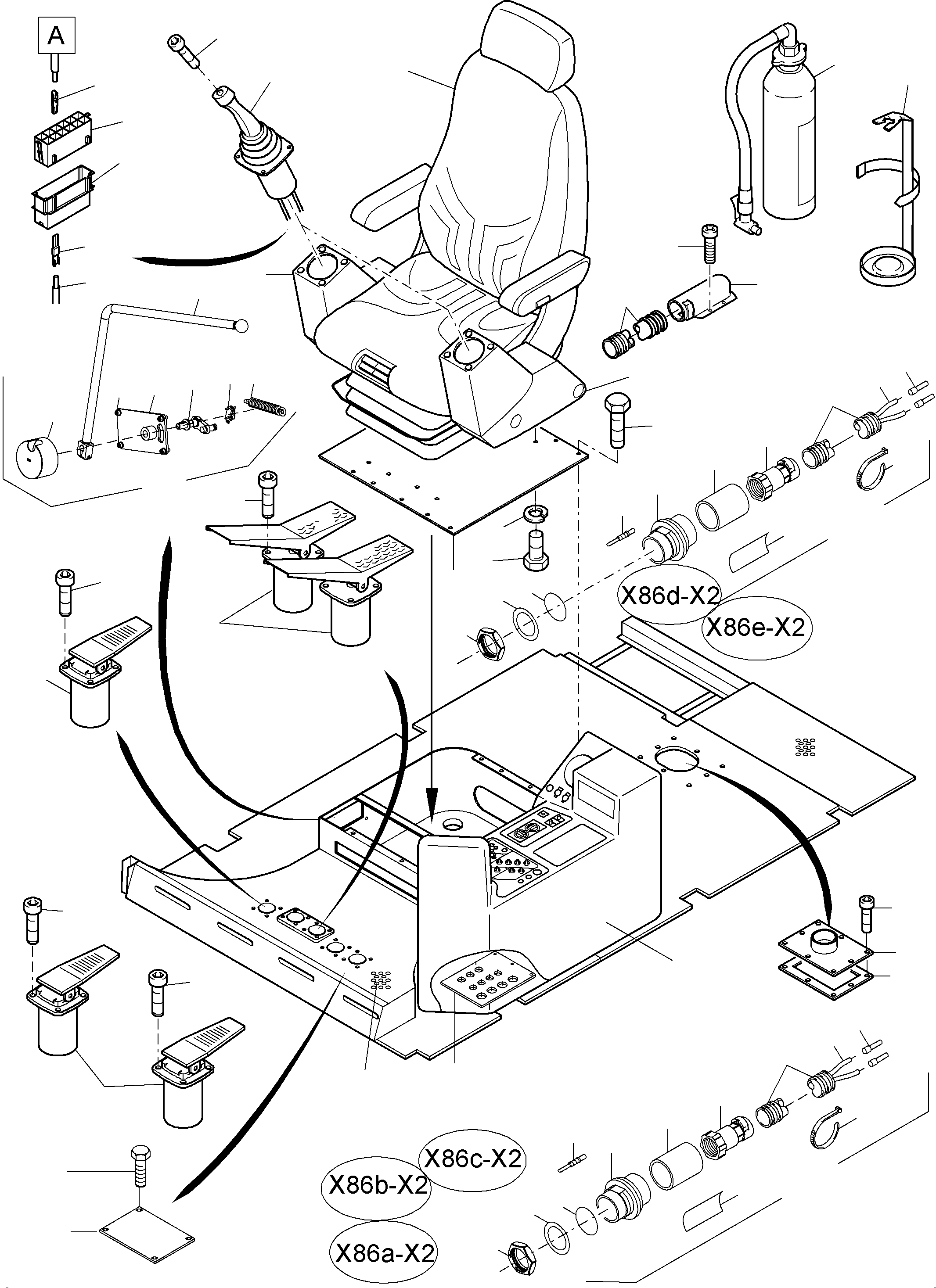 Harness X86g-X2 947 978 40 KOMATSU
