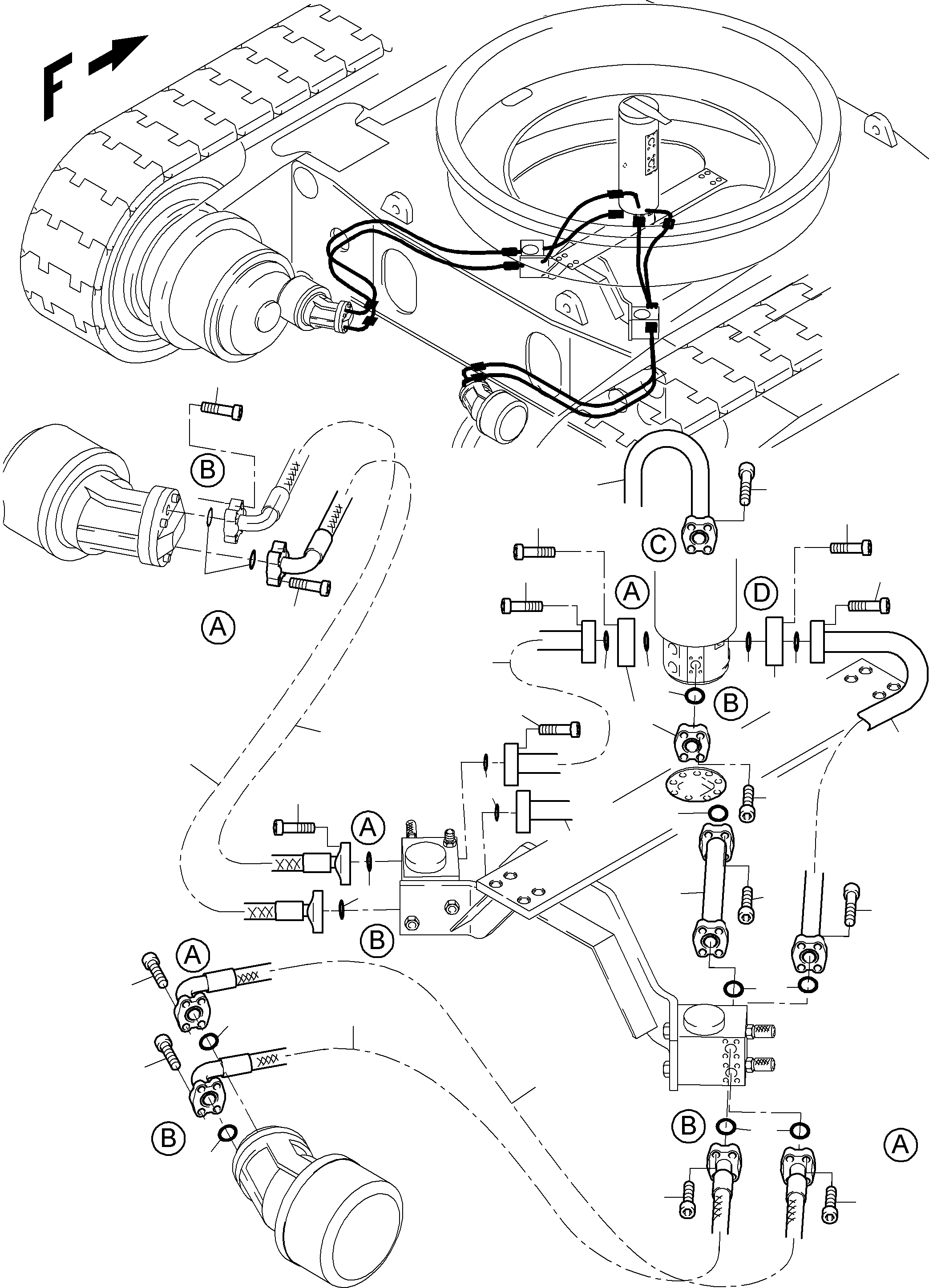 Фланец 517 753 98 KOMATSU