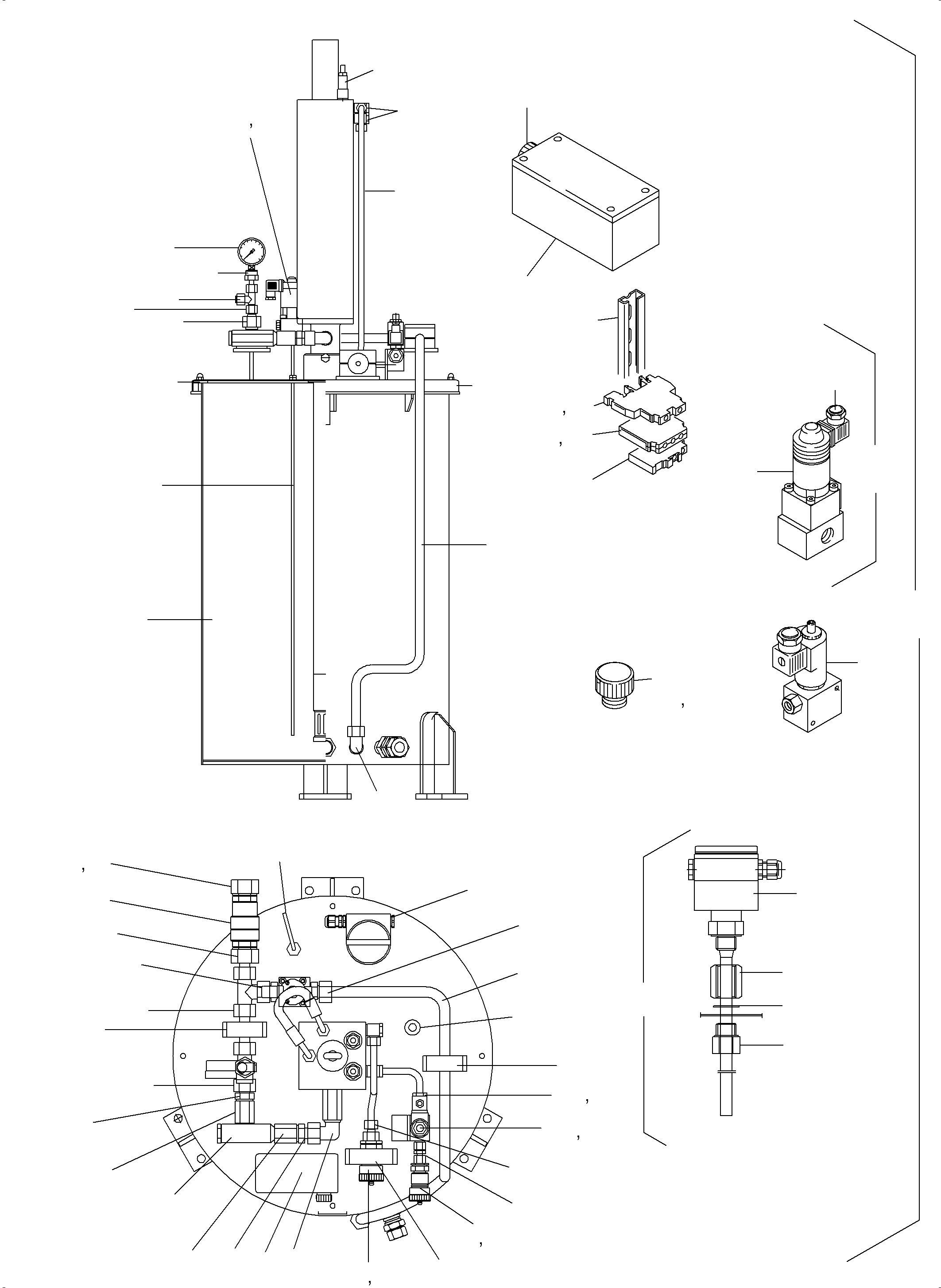 Lube pump station 932 511 40 KOMATSU