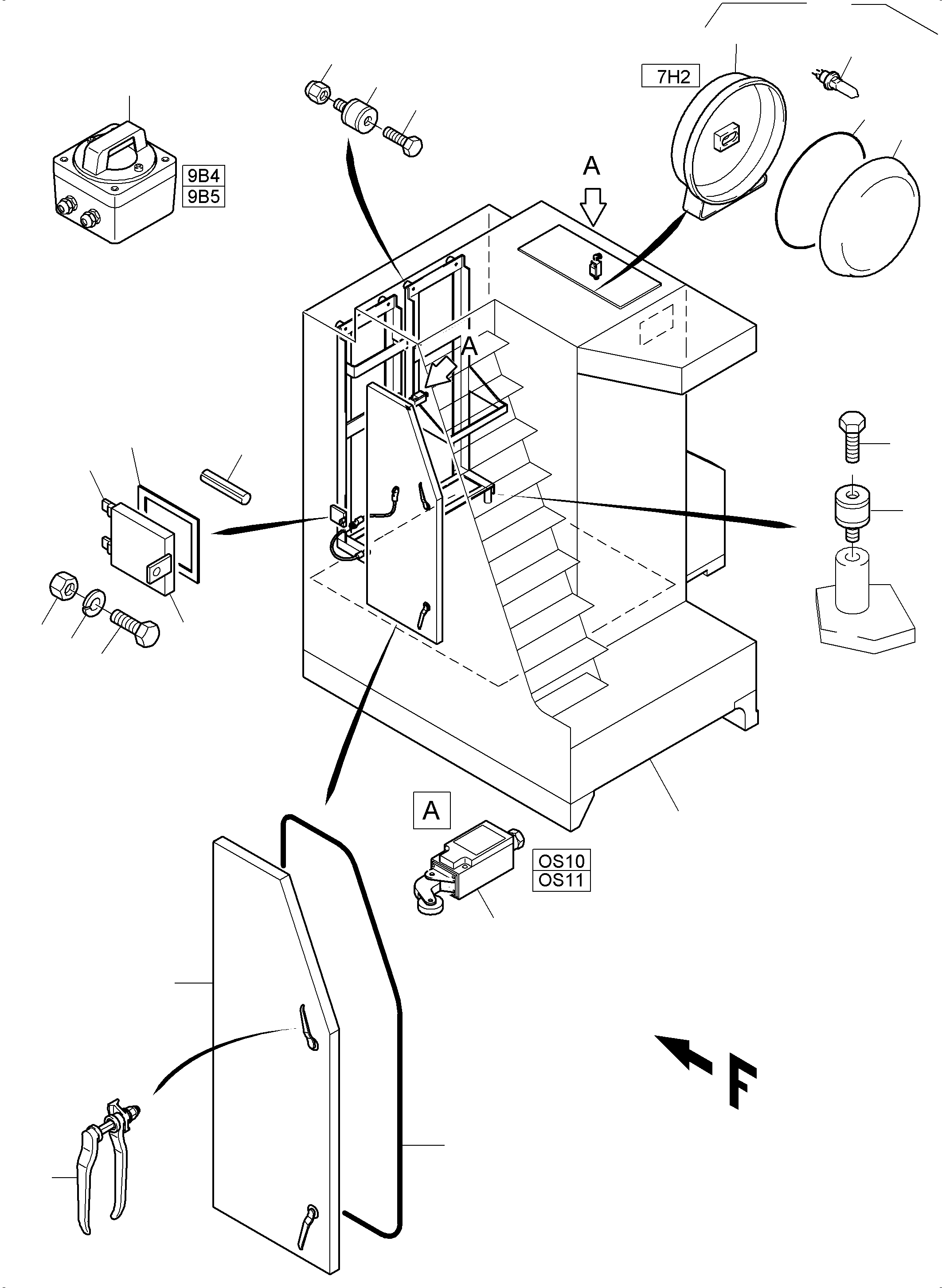 Fuse 25 A 795 024 73 KOMATSU